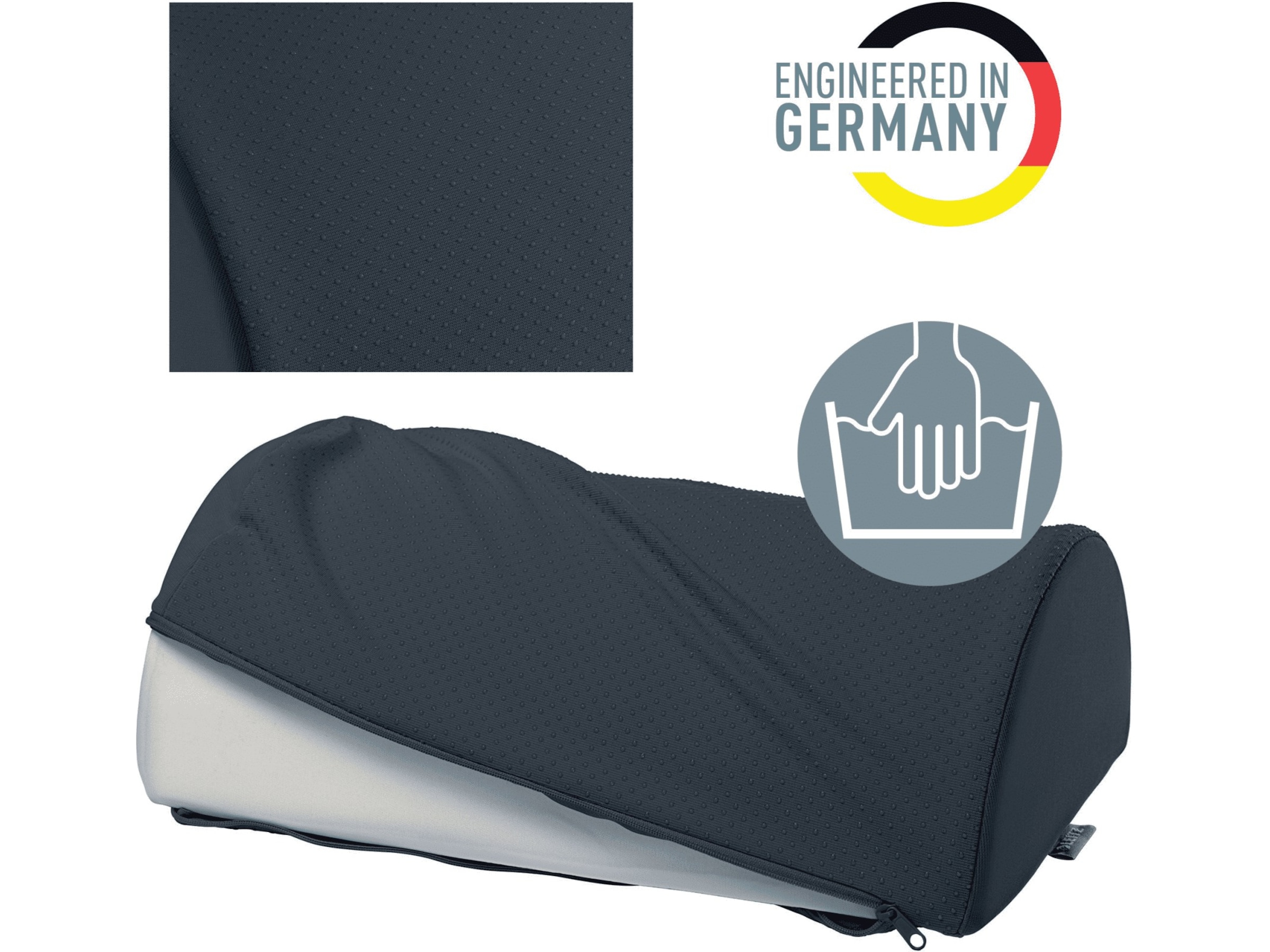 Leitz Ergo Cosy Fotstøtte (grå) Fotskammel