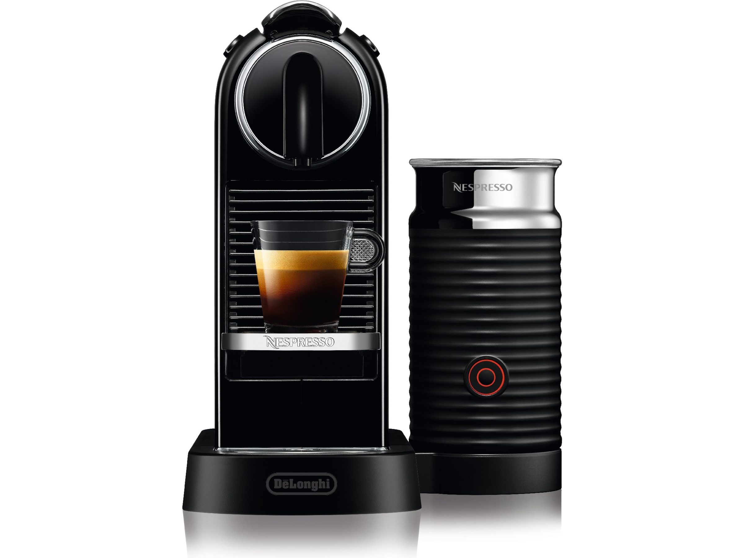 NESPRESSO CitiZ&milk fra DeLonghi® Kapselmaskin (sort) Kapselmaskiner