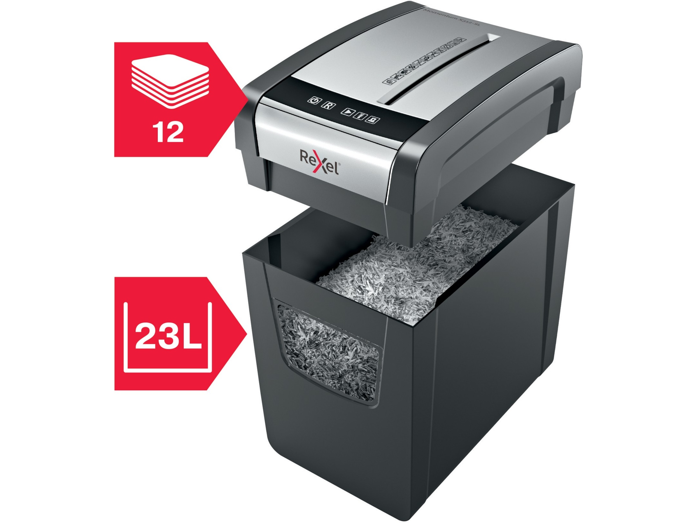 Rexel makuleringsmaskin Momentum X312-SL Makuleringsmaskiner