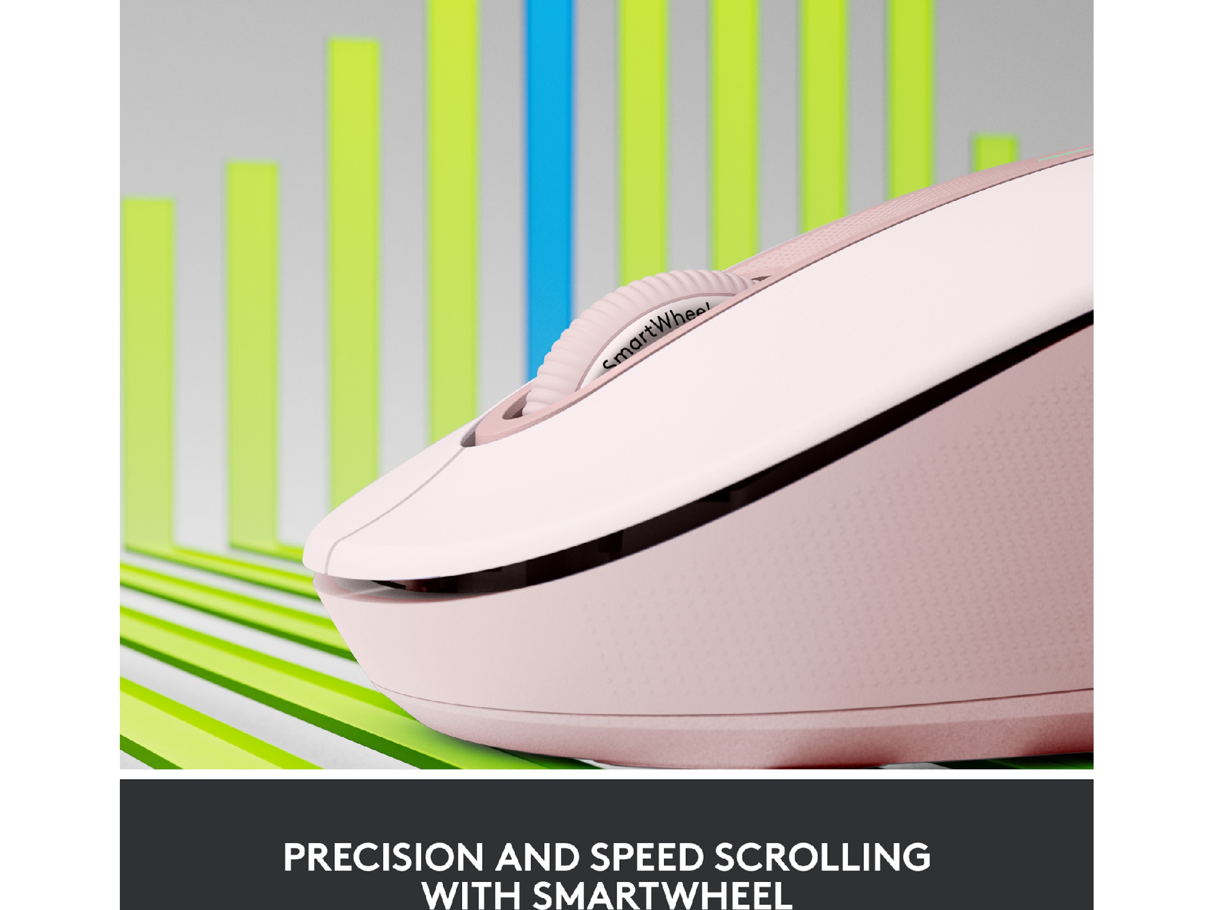 Logitech Signature M650 Large trådløs mus Rosa Mus