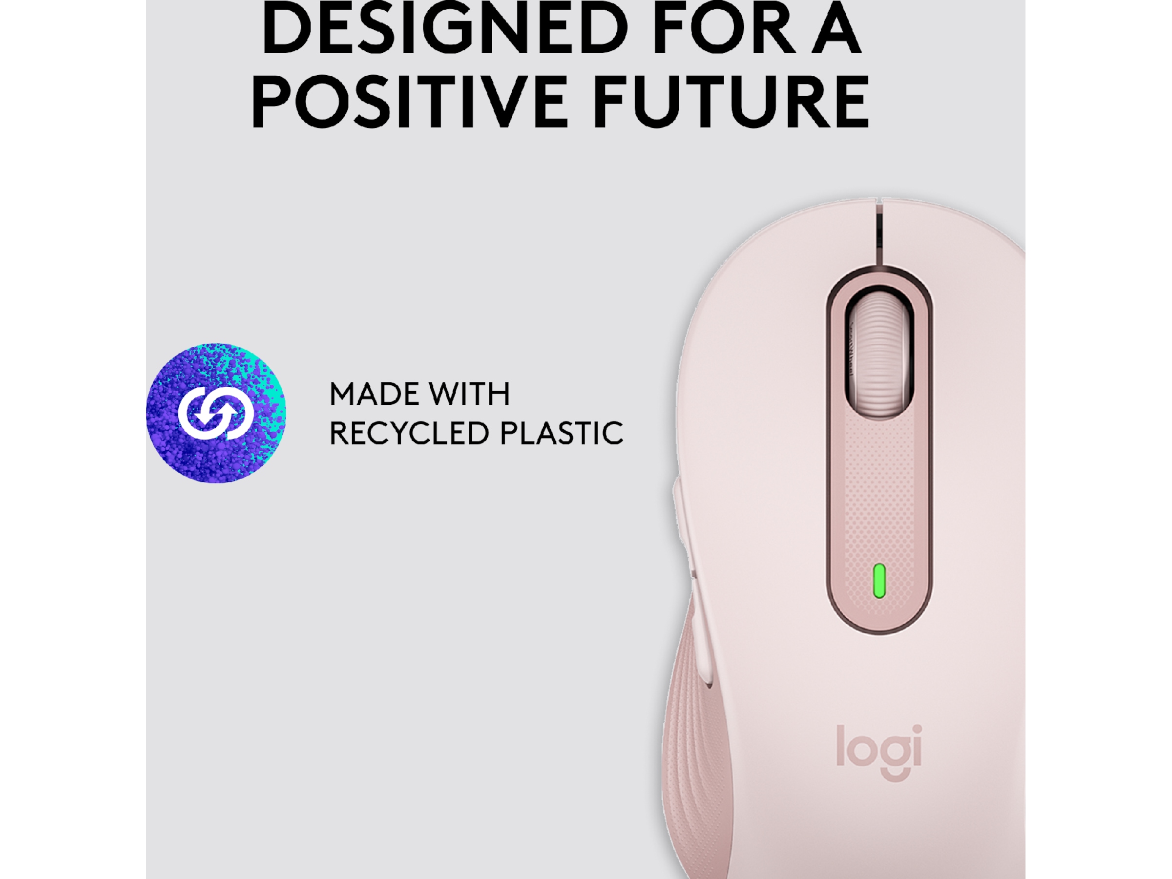 Logitech Signature M650 Large trådløs mus Rosa Mus