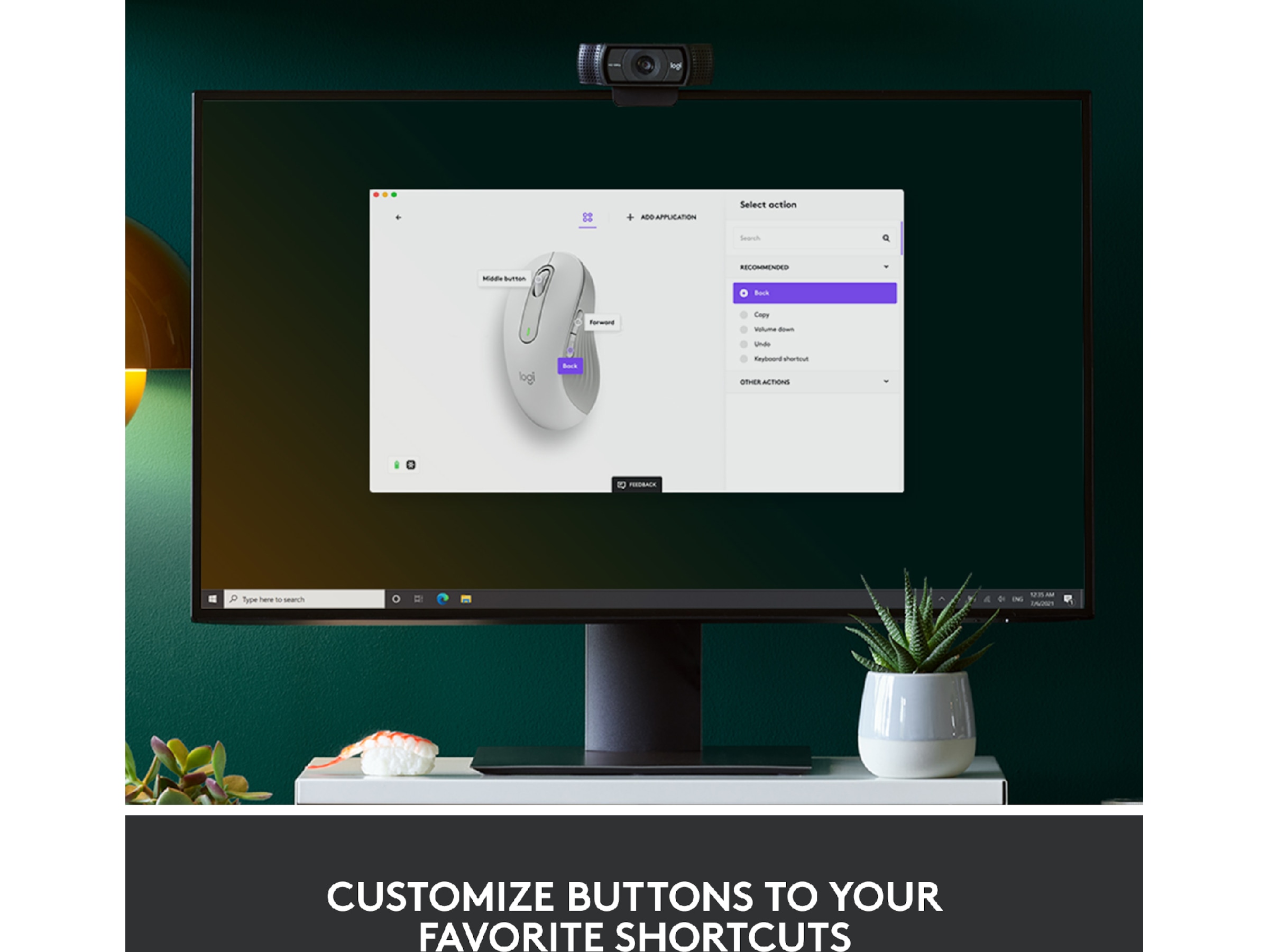 Logitech Signature M650 Medium trådløs mus Offwhite Mus