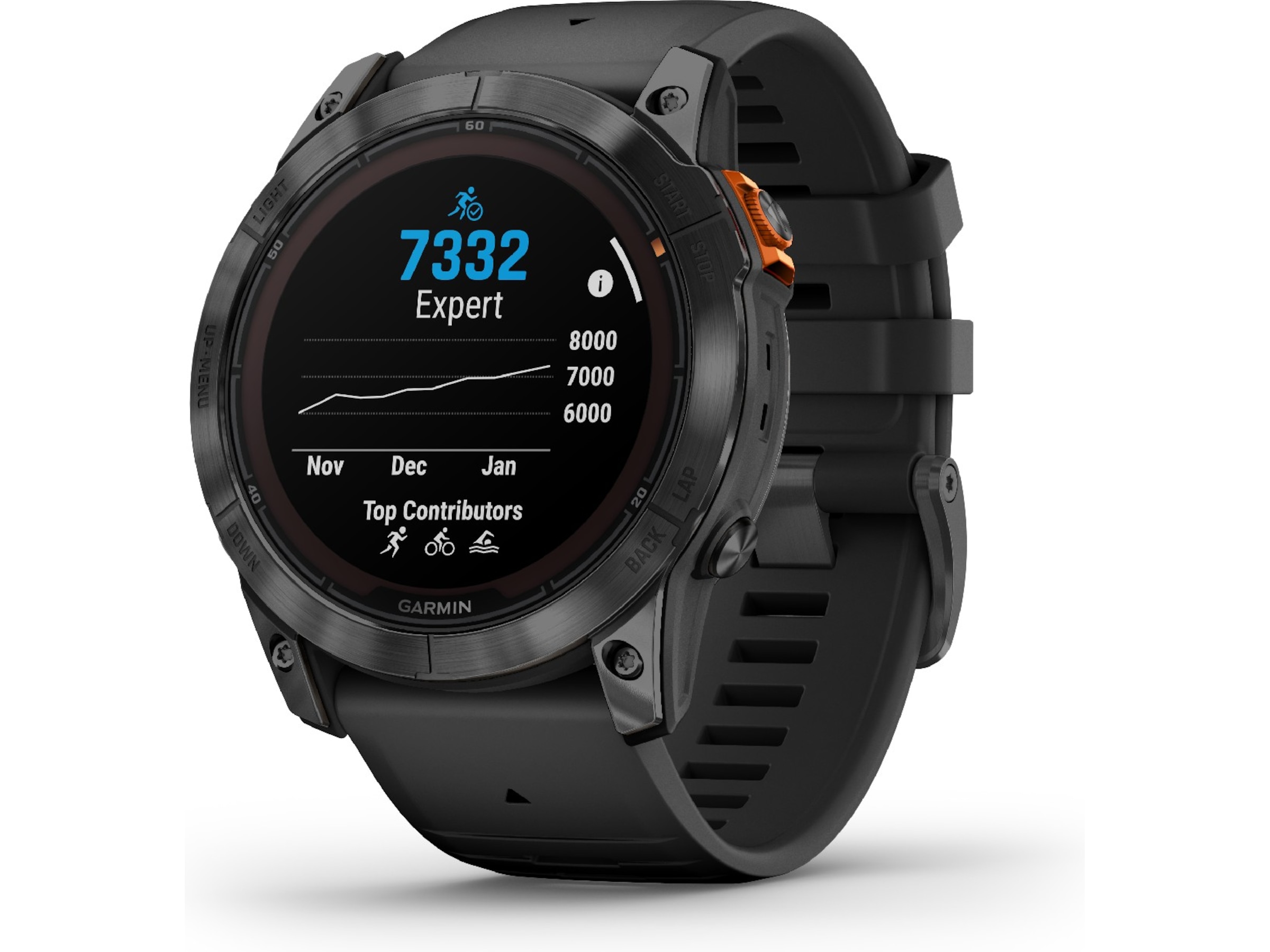 Garmin fenix 7X Pro Solar 51mm GPS (slate gray/black) Smartklokker