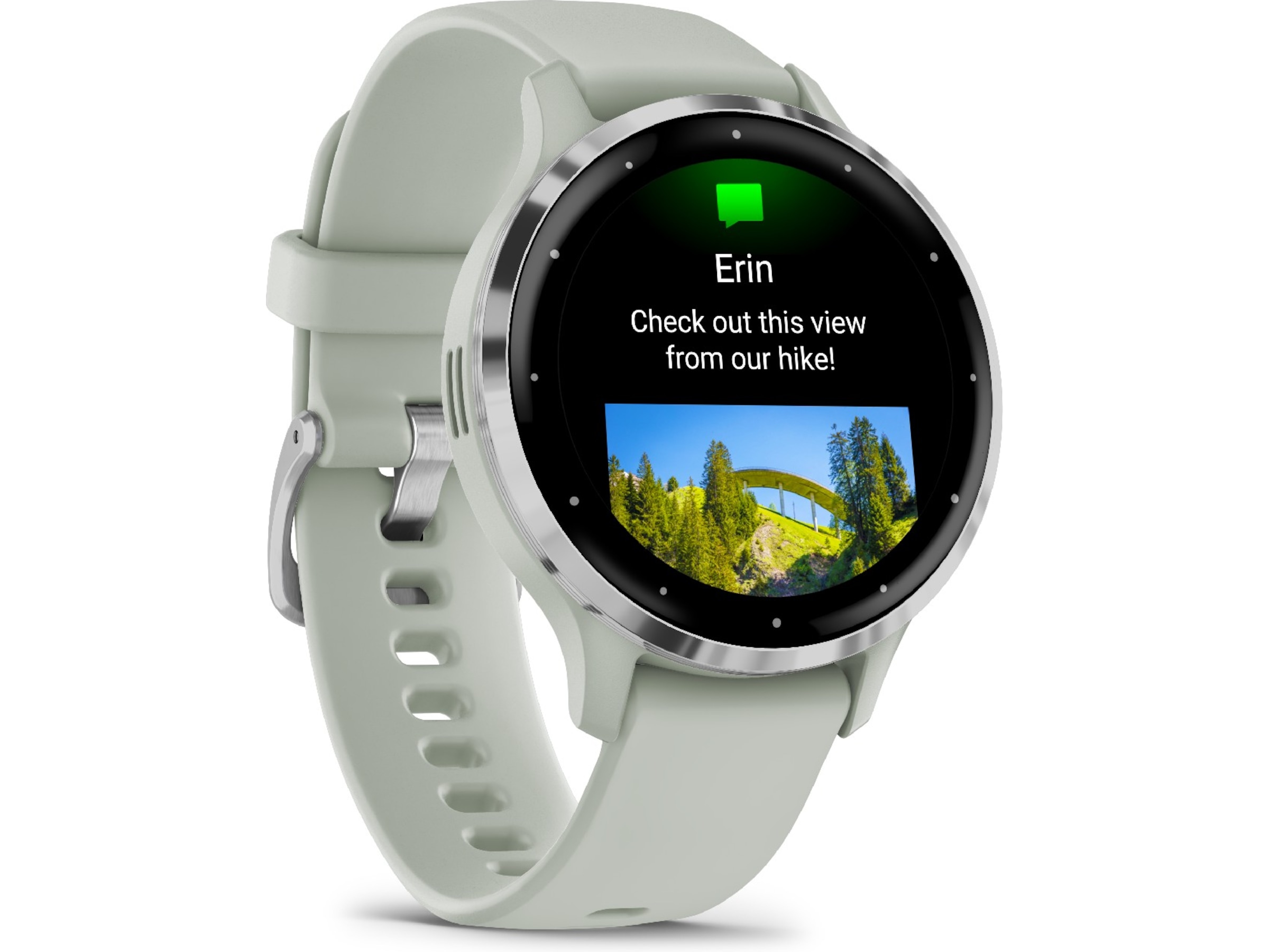 Garmin Venu 3S 41mm GPS (sage gray/passivated) Smartklokker