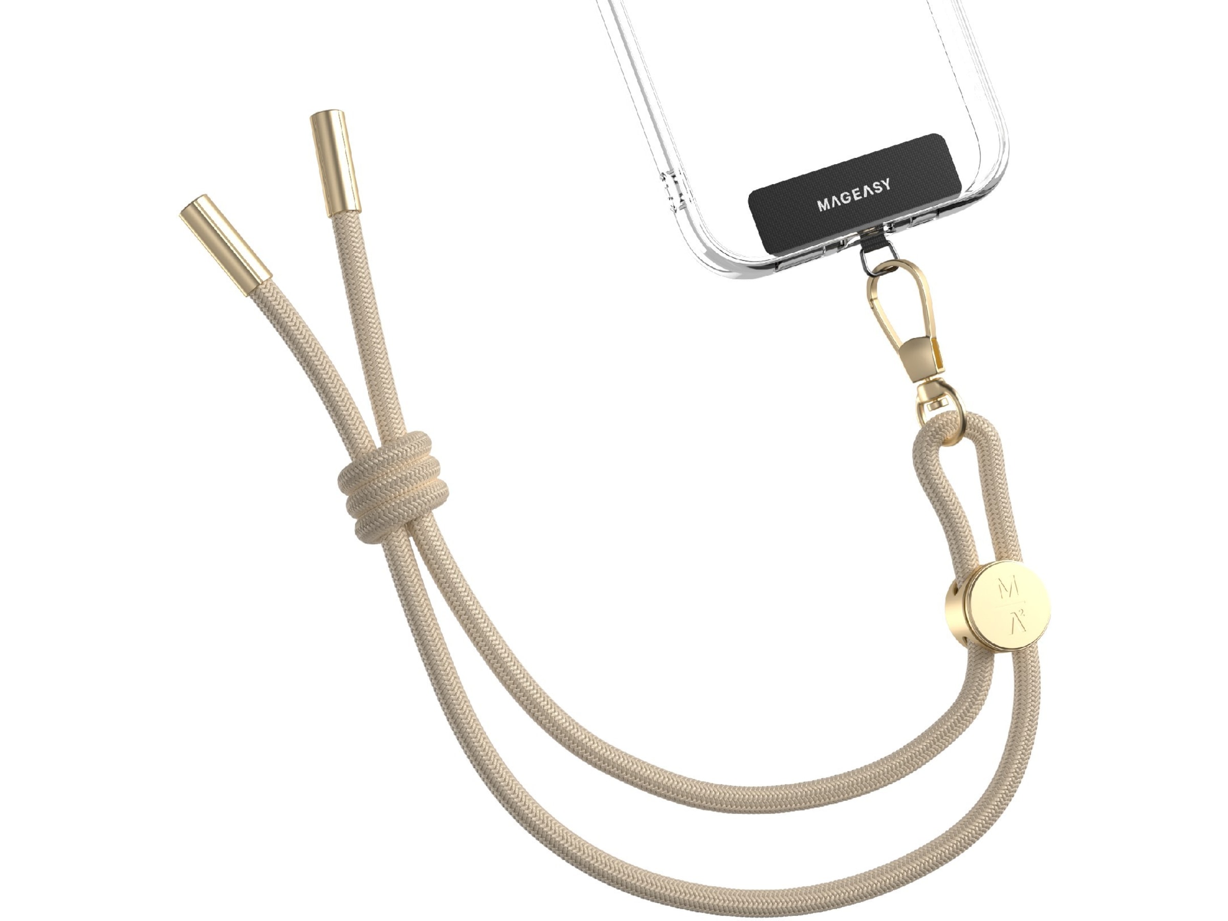 Mageasy Håndleddsrem med stroppkort (beige) Annet tilbehør til mobil