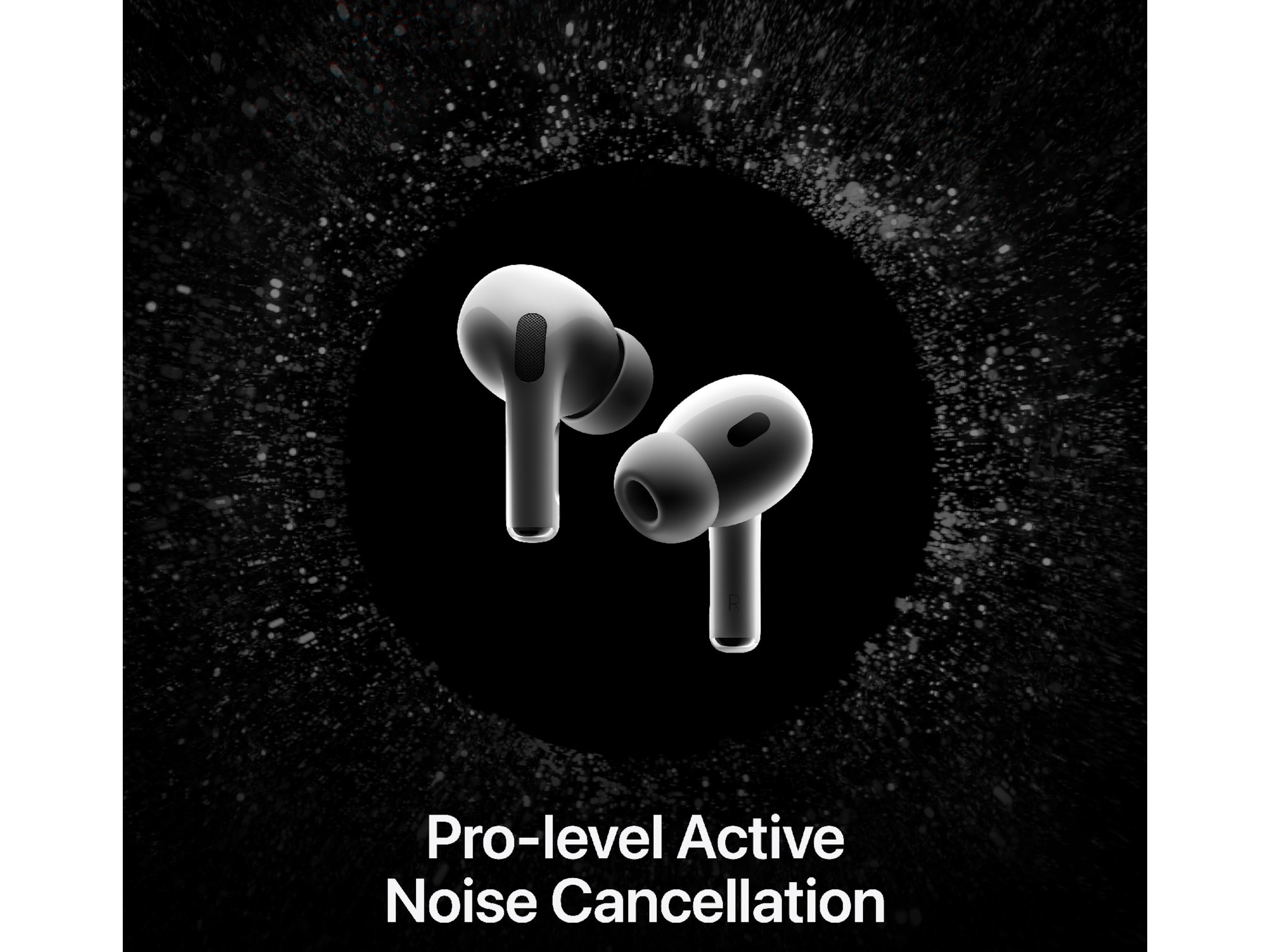 Apple AirPods Pro 2 trådløse ørepropper, In-Ear (hvit) Ørepropper