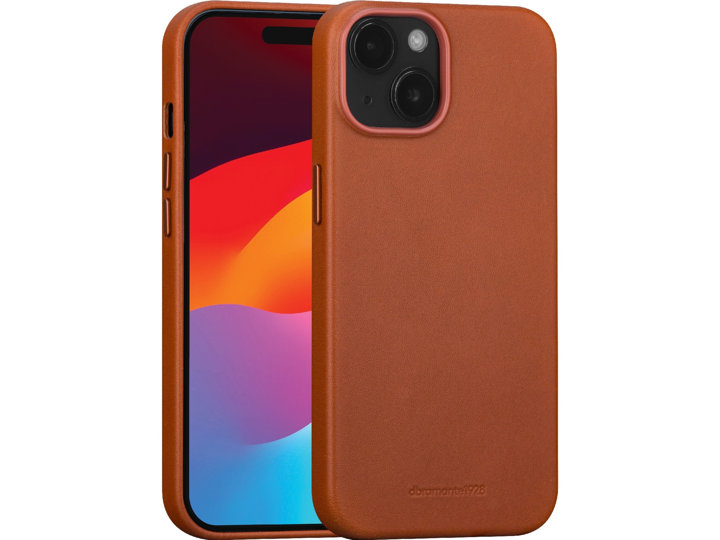 dbramante1928 iPhone 15 Plus Roskilde skinndeksel (brun) Mobildeksel