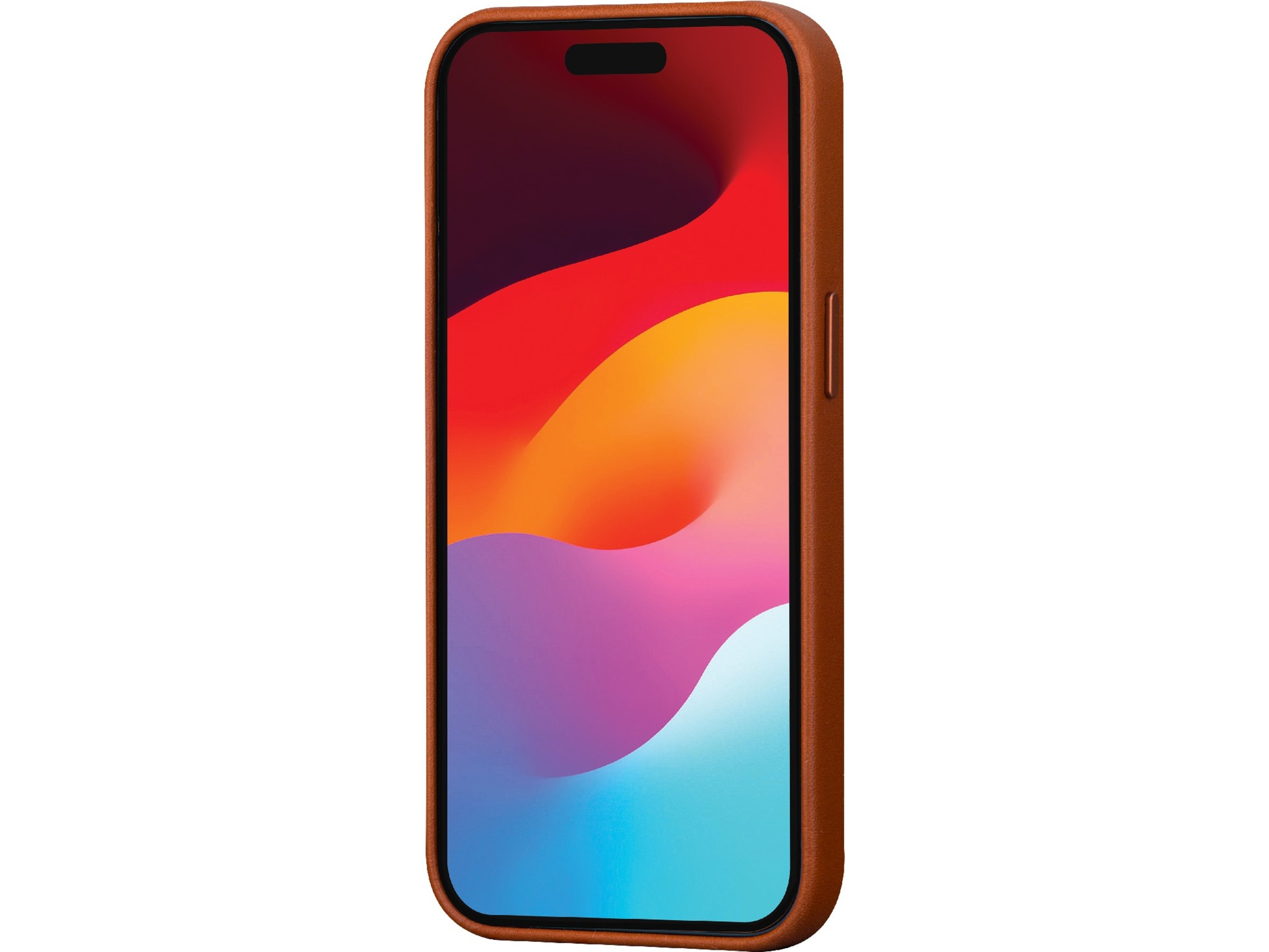 dbramante1928 iPhone 15 Plus Roskilde skinndeksel (brun) Mobildeksel