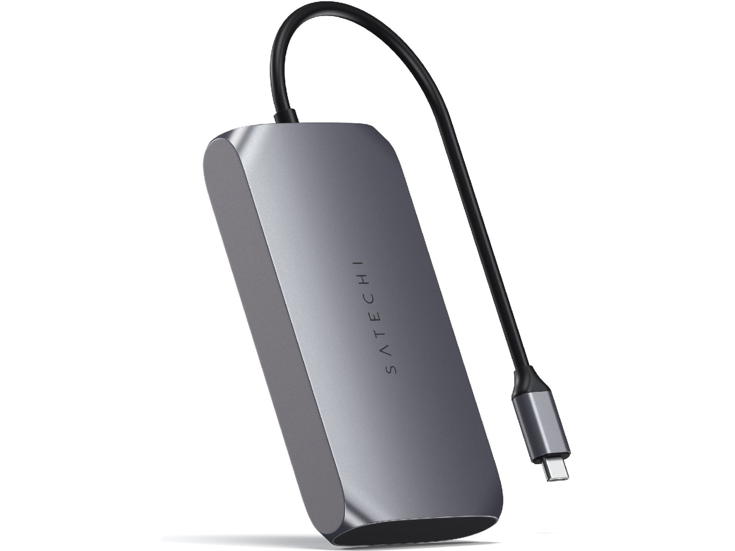 Satechi USB-C M1 Multimedia Adapter (grå) Dockingstasjon & USB-HUB