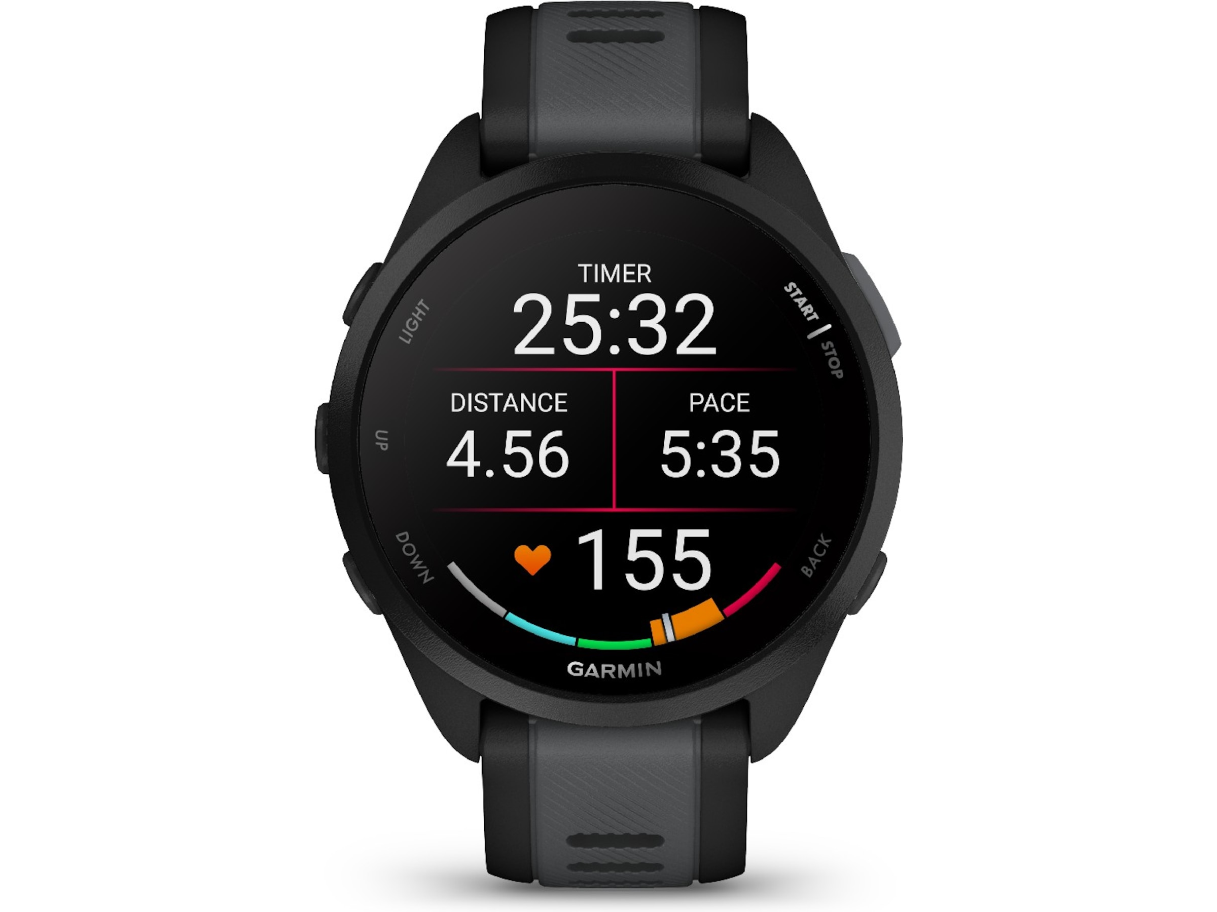 Garmin Forerunner 165 43mm GPS (black/slate gray) Smartklokker