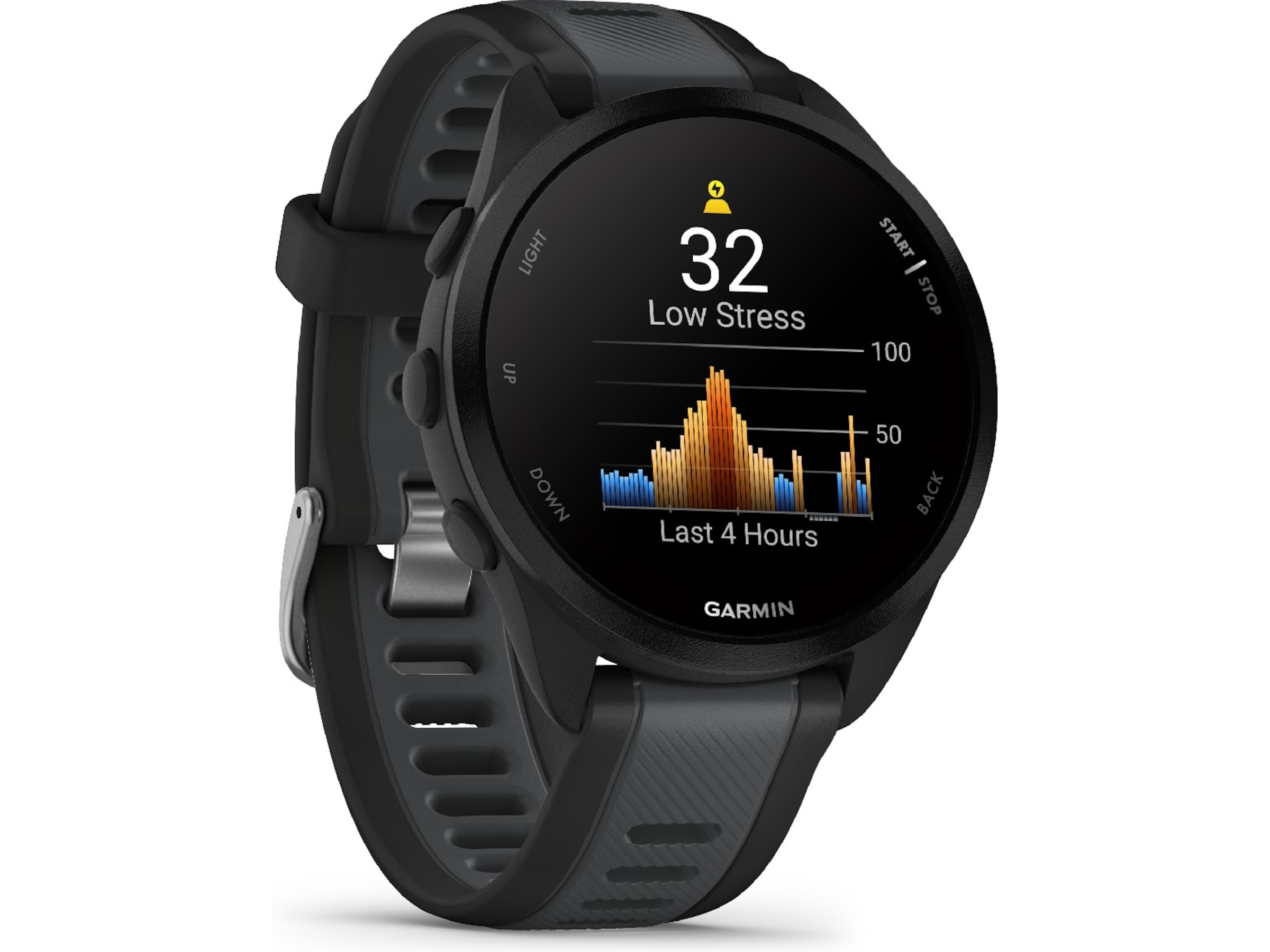 Garmin Forerunner 165 43mm GPS (black/slate gray) Smartklokker