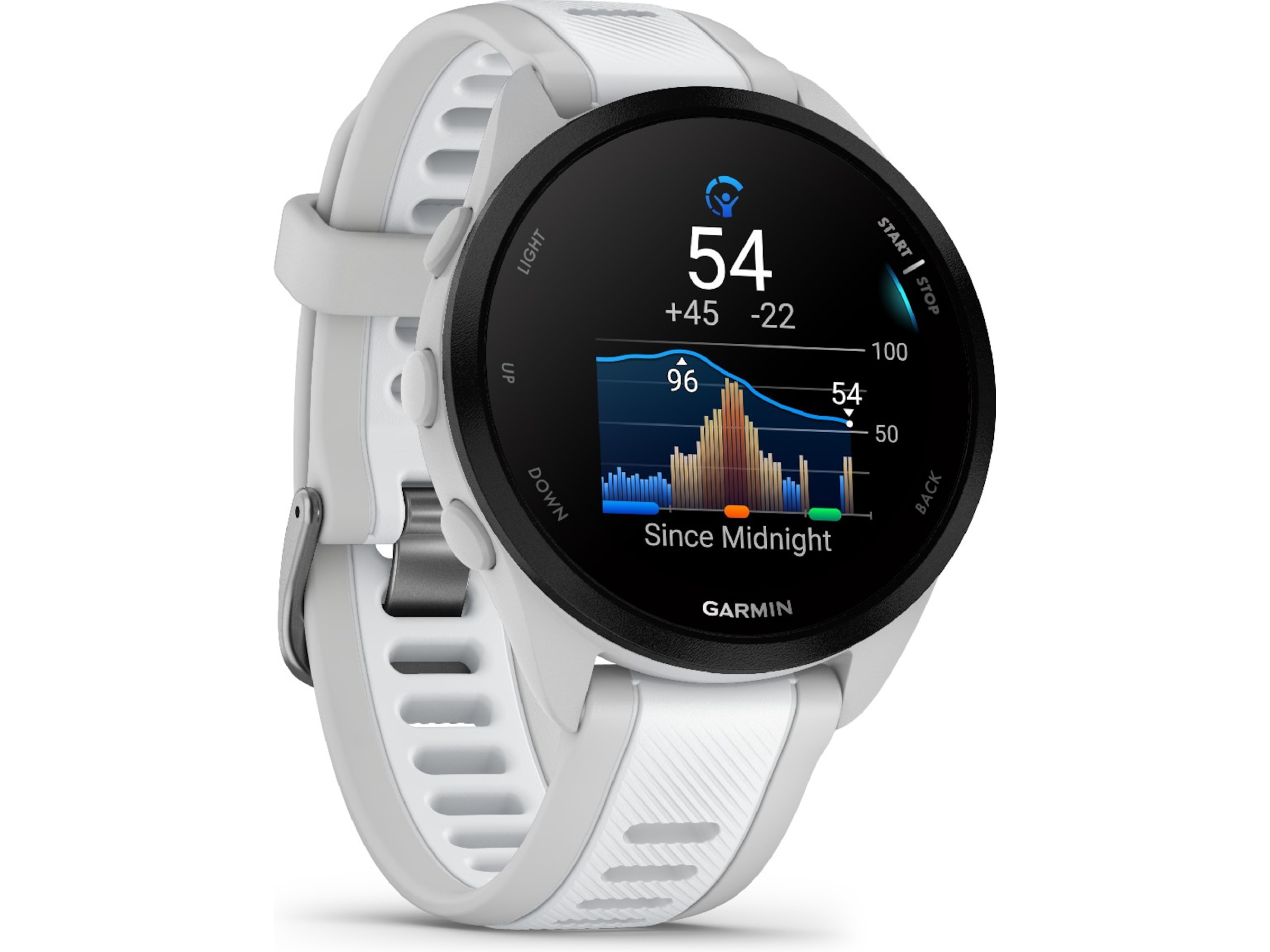 Garmin Forerunner 165 43mm GPS (mist gray/whitestone) Smartklokker
