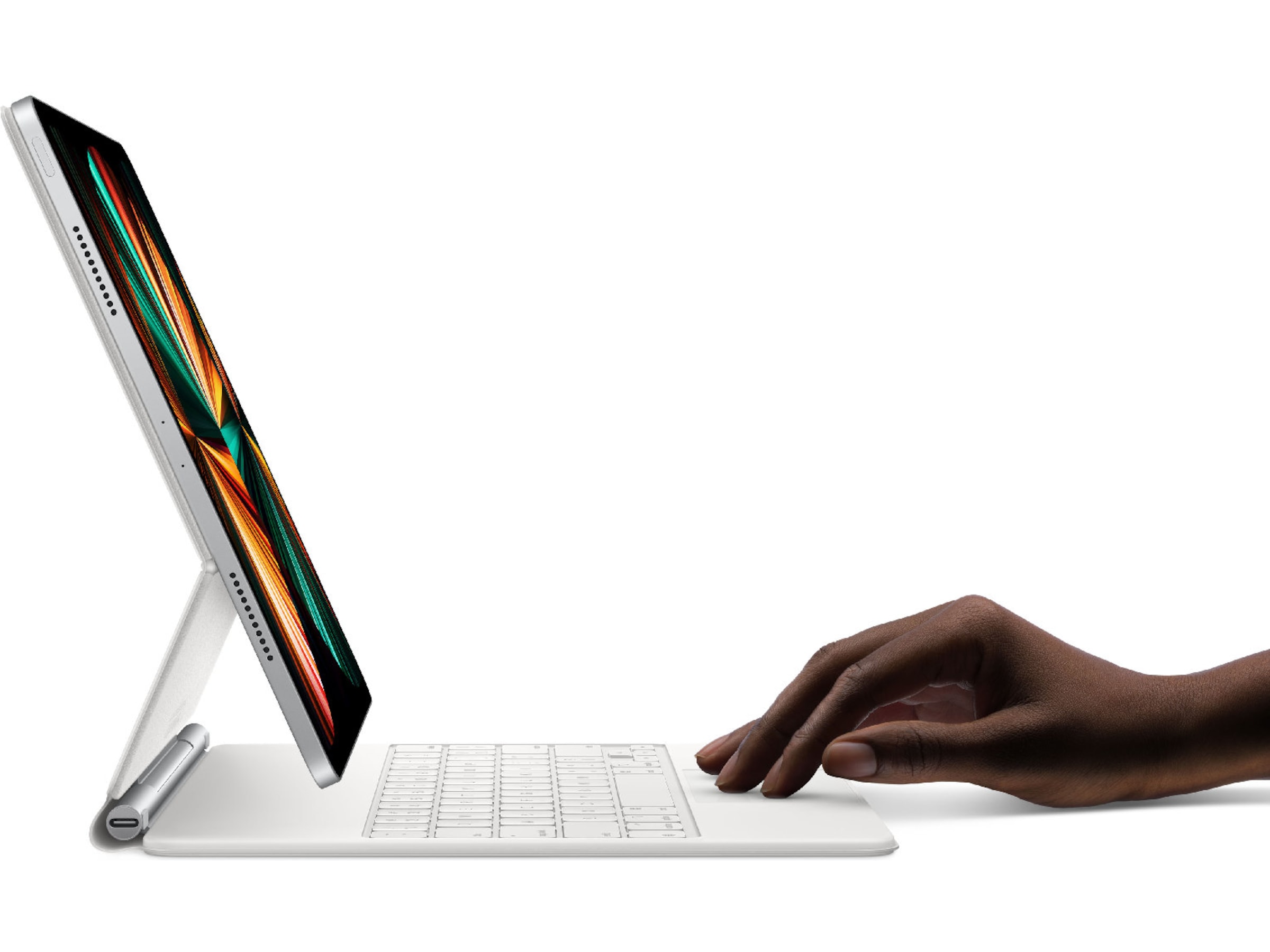 Apple iPad Pro 13" Magic Keyboard 13 (white) Tastatur og stylus