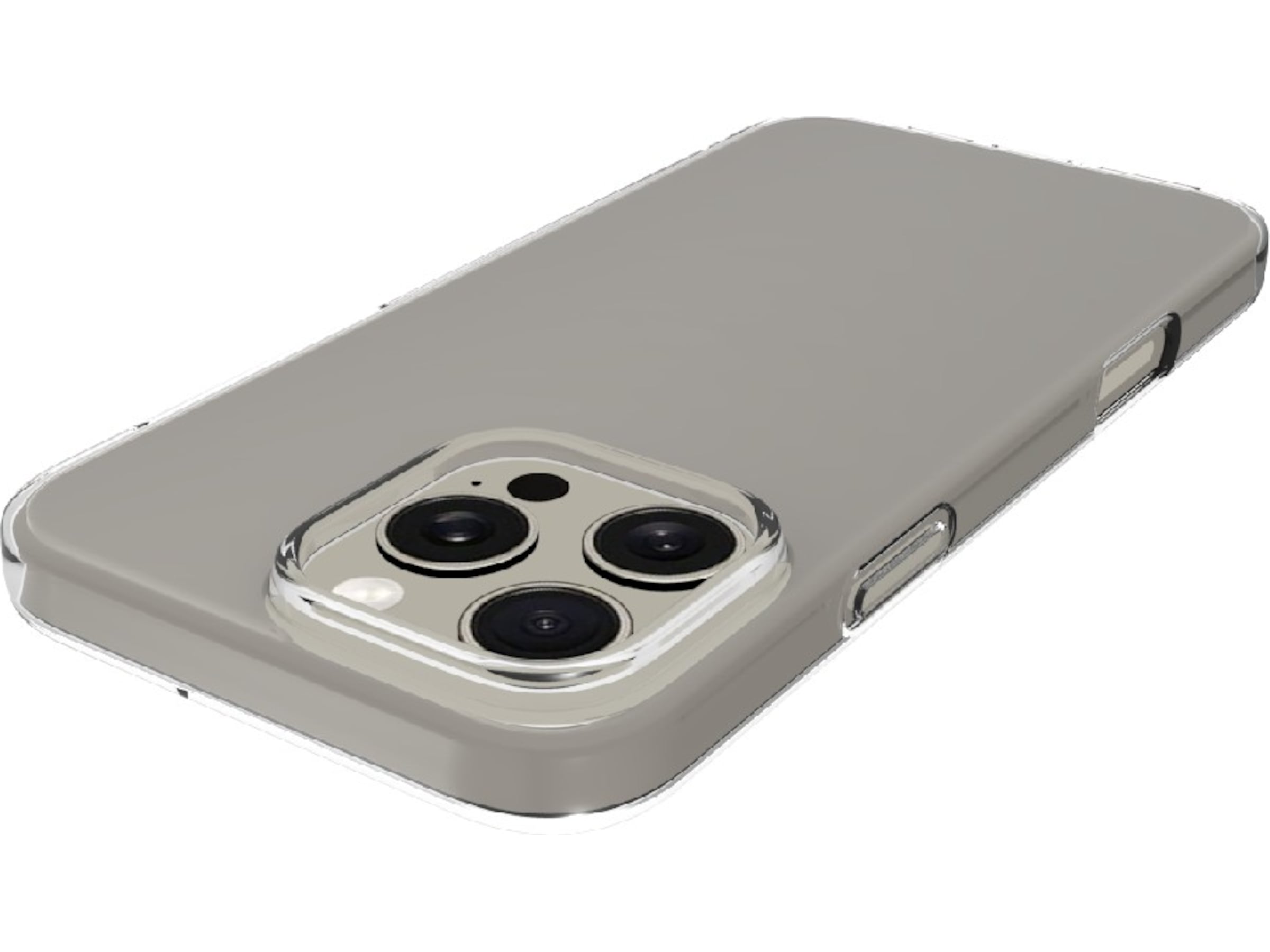 iiglo iPhone 16 Pro Max Silikondeksel (gjennomsiktig) Mobildeksel