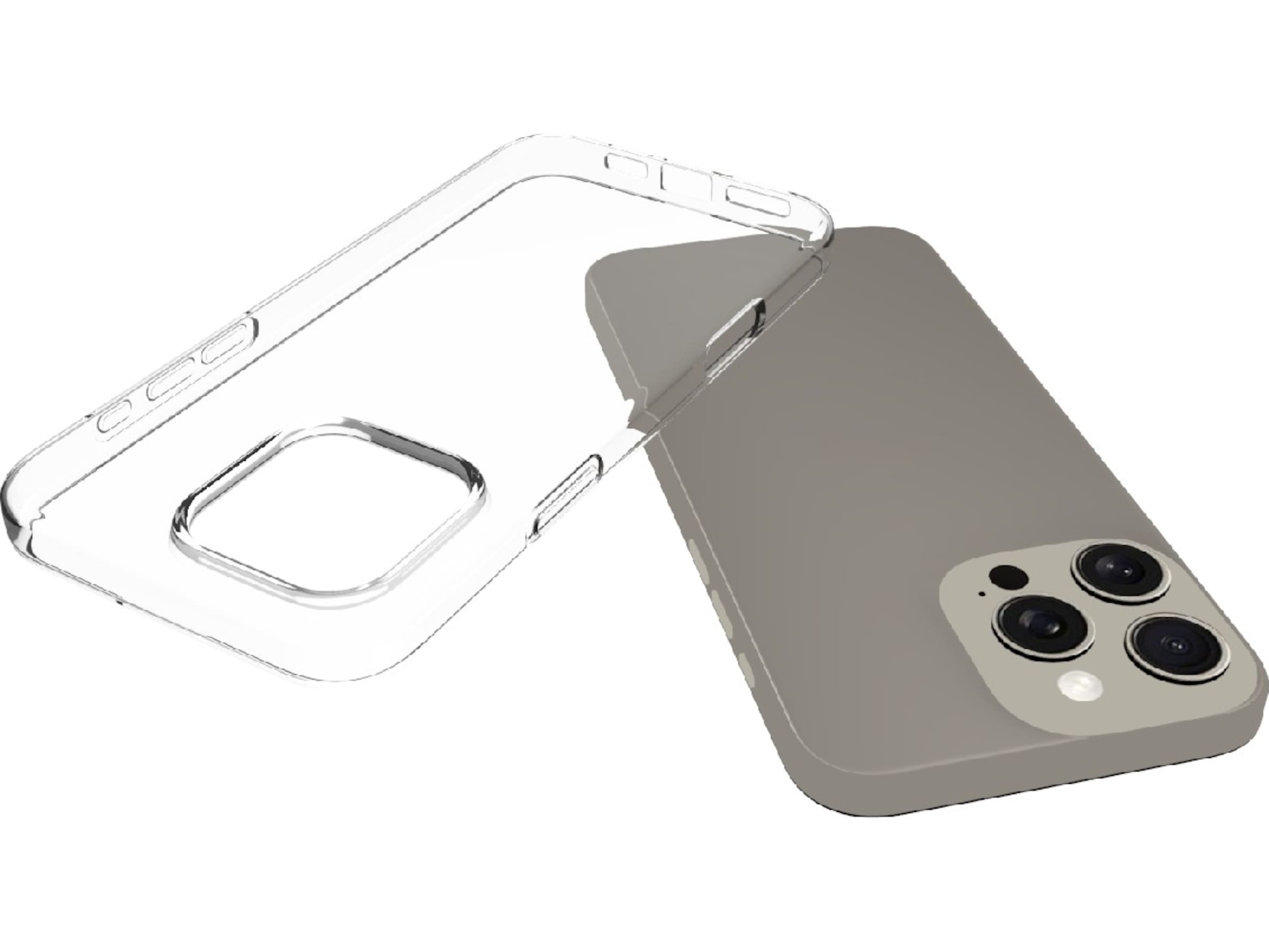 iiglo iPhone 16 Pro Max Silikondeksel (gjennomsiktig) Mobildeksel