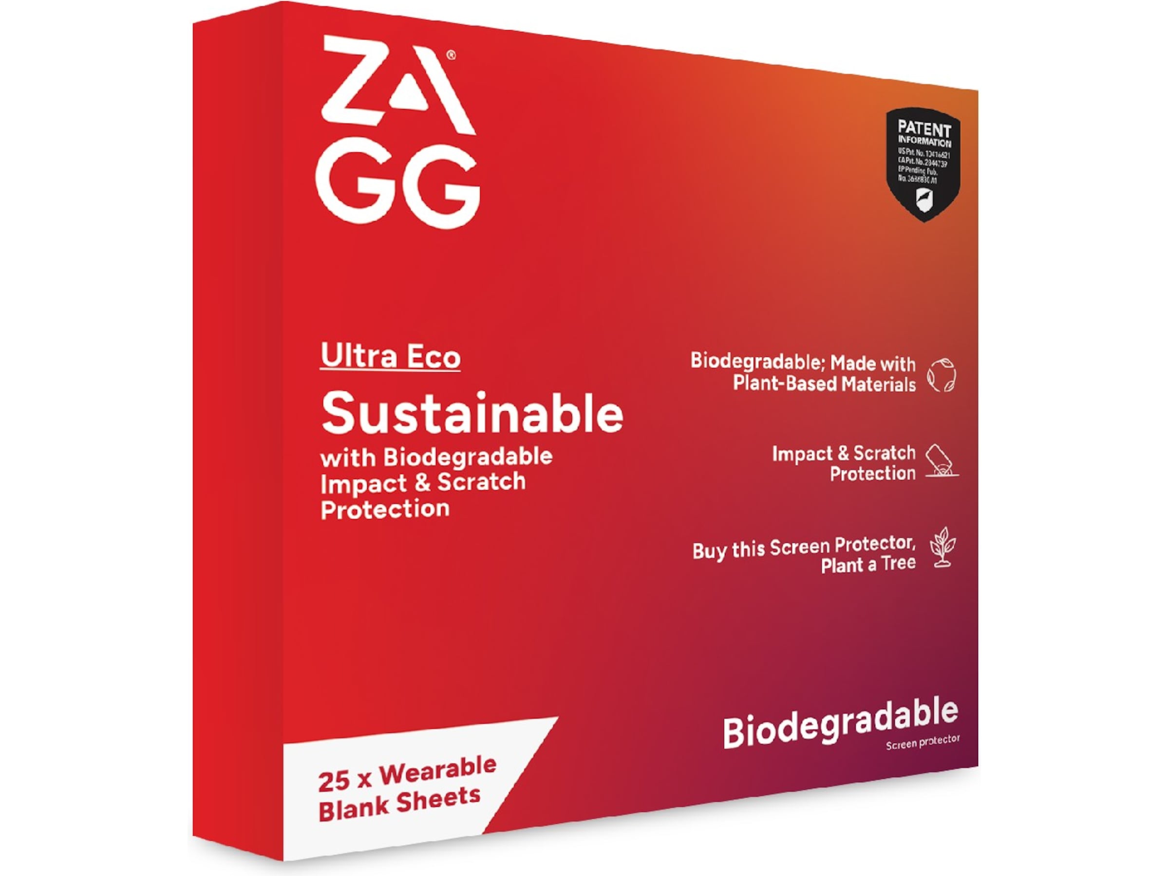 Zagg Ultra ECO Skjermbeskytter til klokke Skjermbeskytter