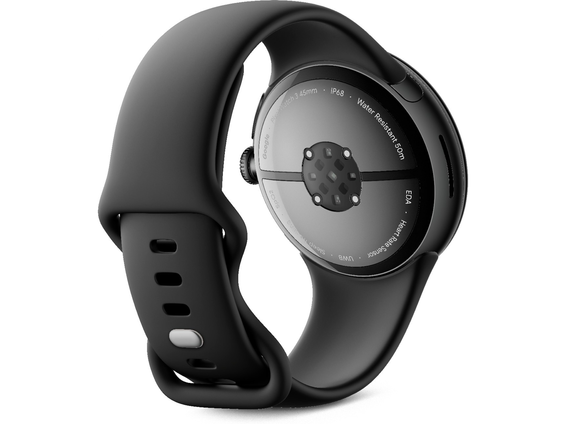 Google Pixel Watch 3 Large 45mm LTE (obsidian) Smartklokker