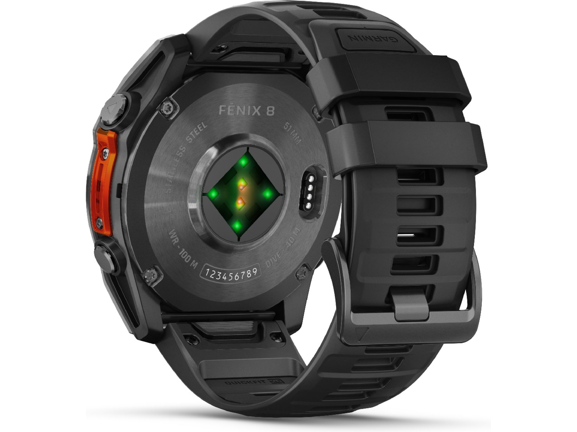 Garmin fenix 8 AMOLED 51mm GPS (slate gray/stainless steel) Smartklokker