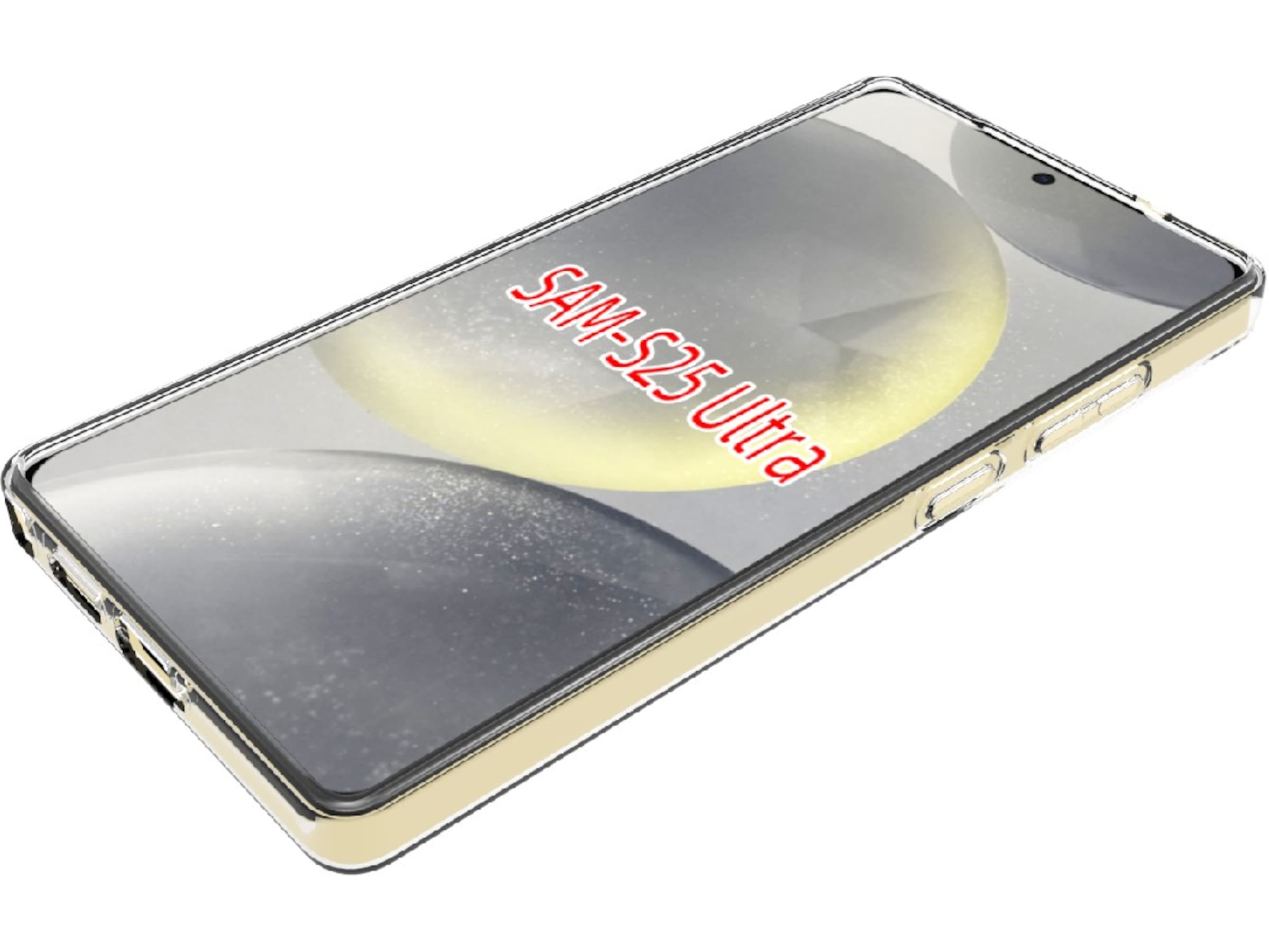 iiglo Galaxy S25 Ultra Silikondeksel (gjennomsiktig) Mobildeksel