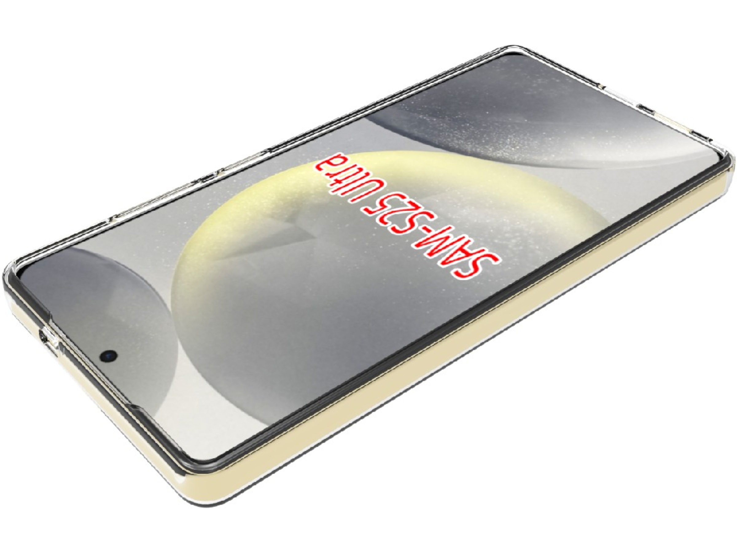 iiglo Galaxy S25 Ultra Silikondeksel (gjennomsiktig) Mobildeksel