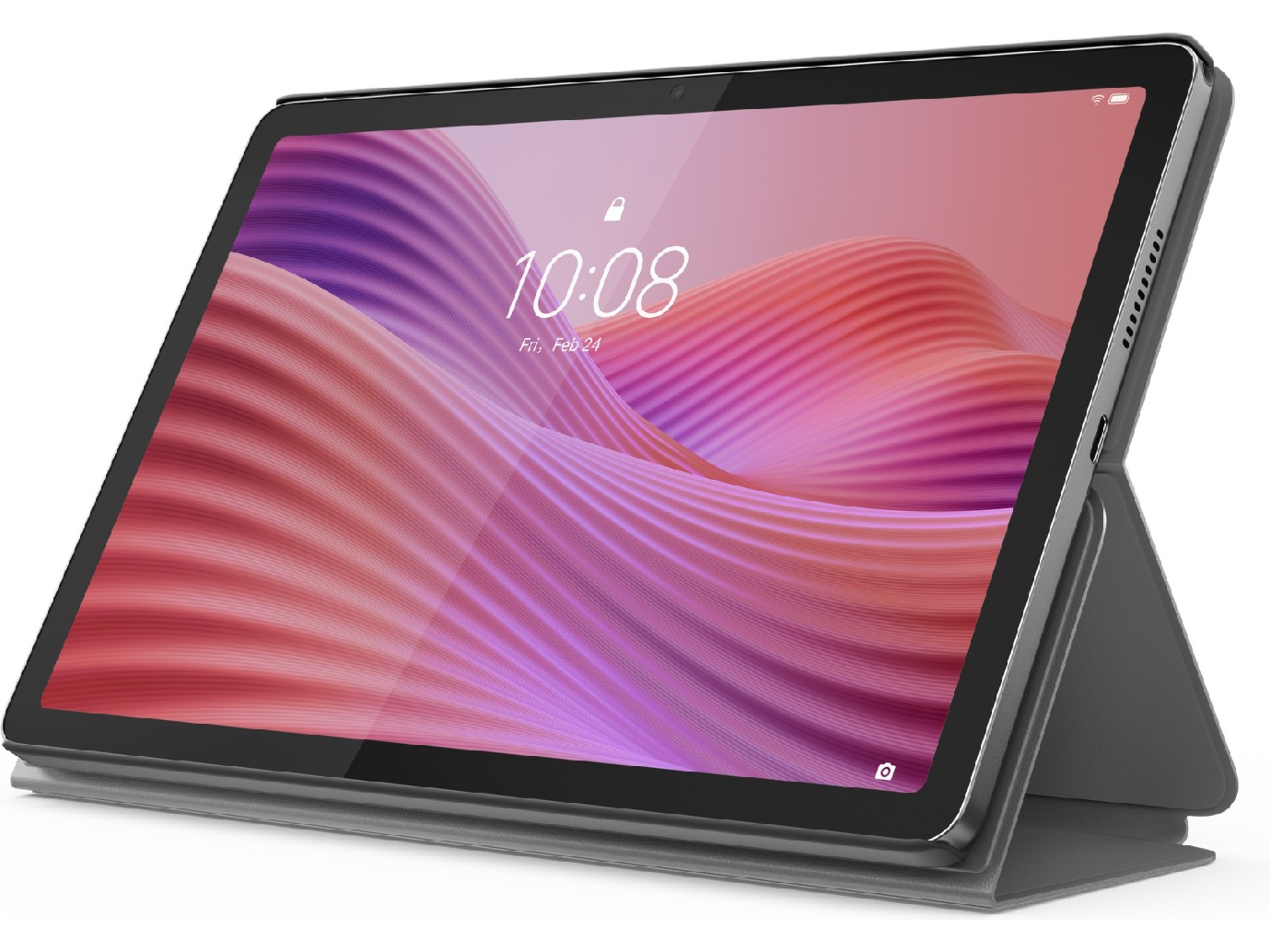 Lenovo Tab 10,1" Folio (grå) Deksel til nettbrett