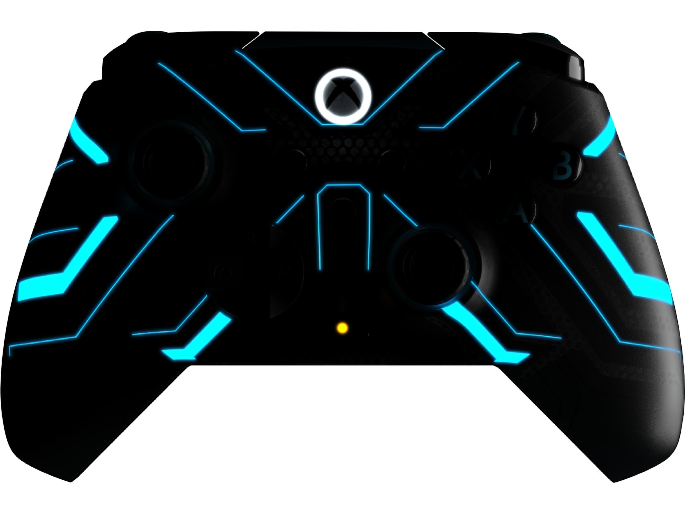 PDP Rematch Glow Kablet Kontroller (titan steel) Tilbehør til spillkonsoller