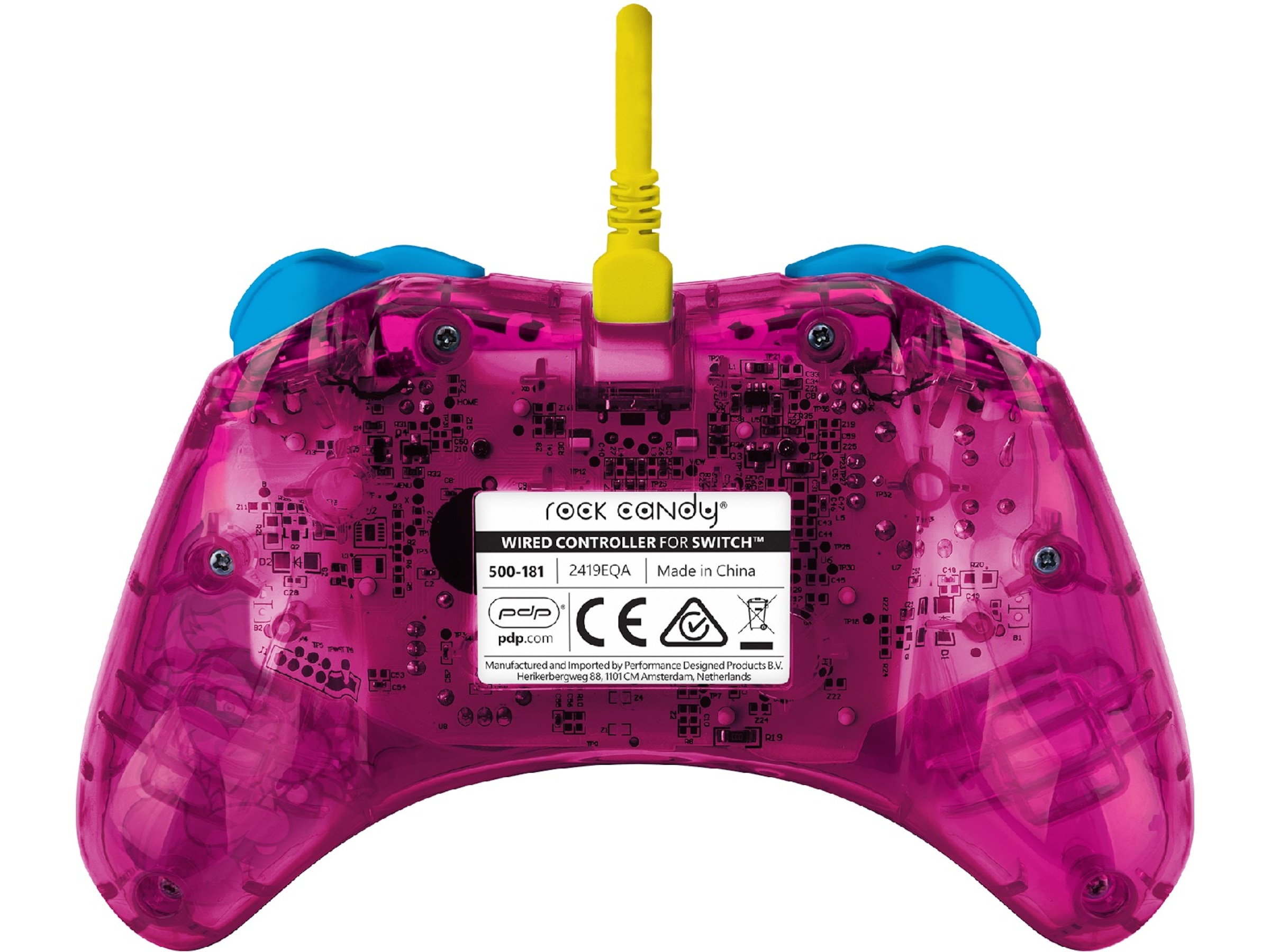 PDP Rock Candy Wired Controller - Peach Tilbehør til spillkonsoller