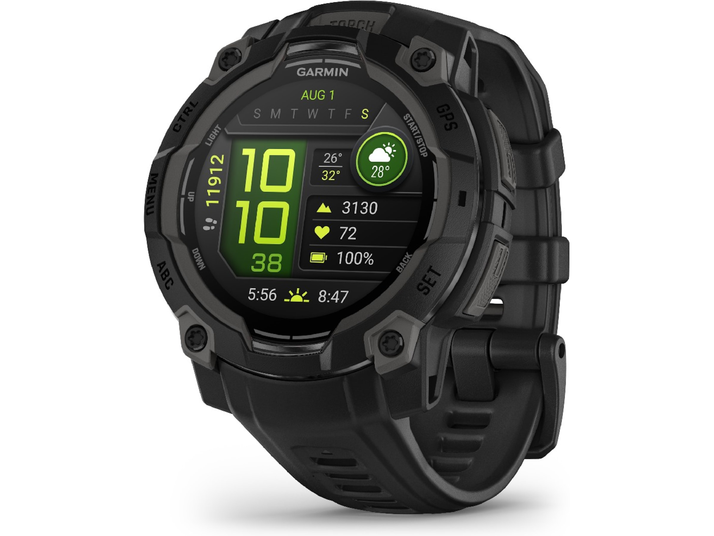 Garmin Instinct 3 AMOLED 45mm (sort) Smartklokker