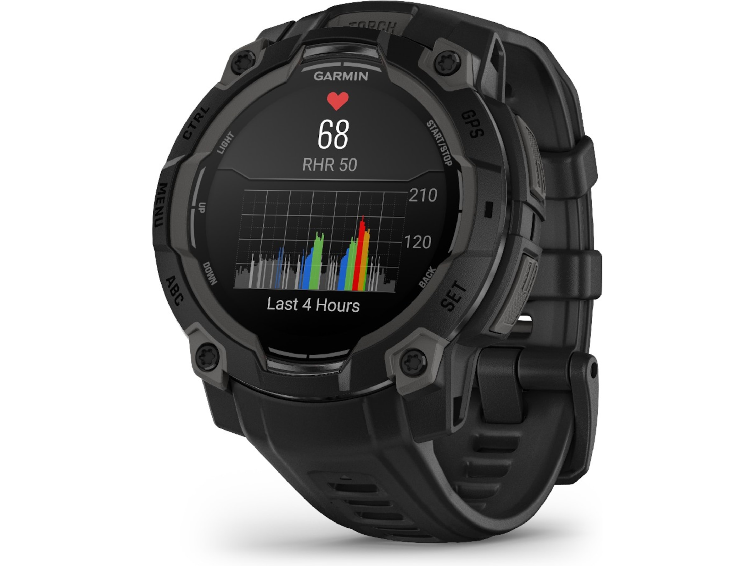 Garmin Instinct 3 AMOLED 45mm (sort) Smartklokker
