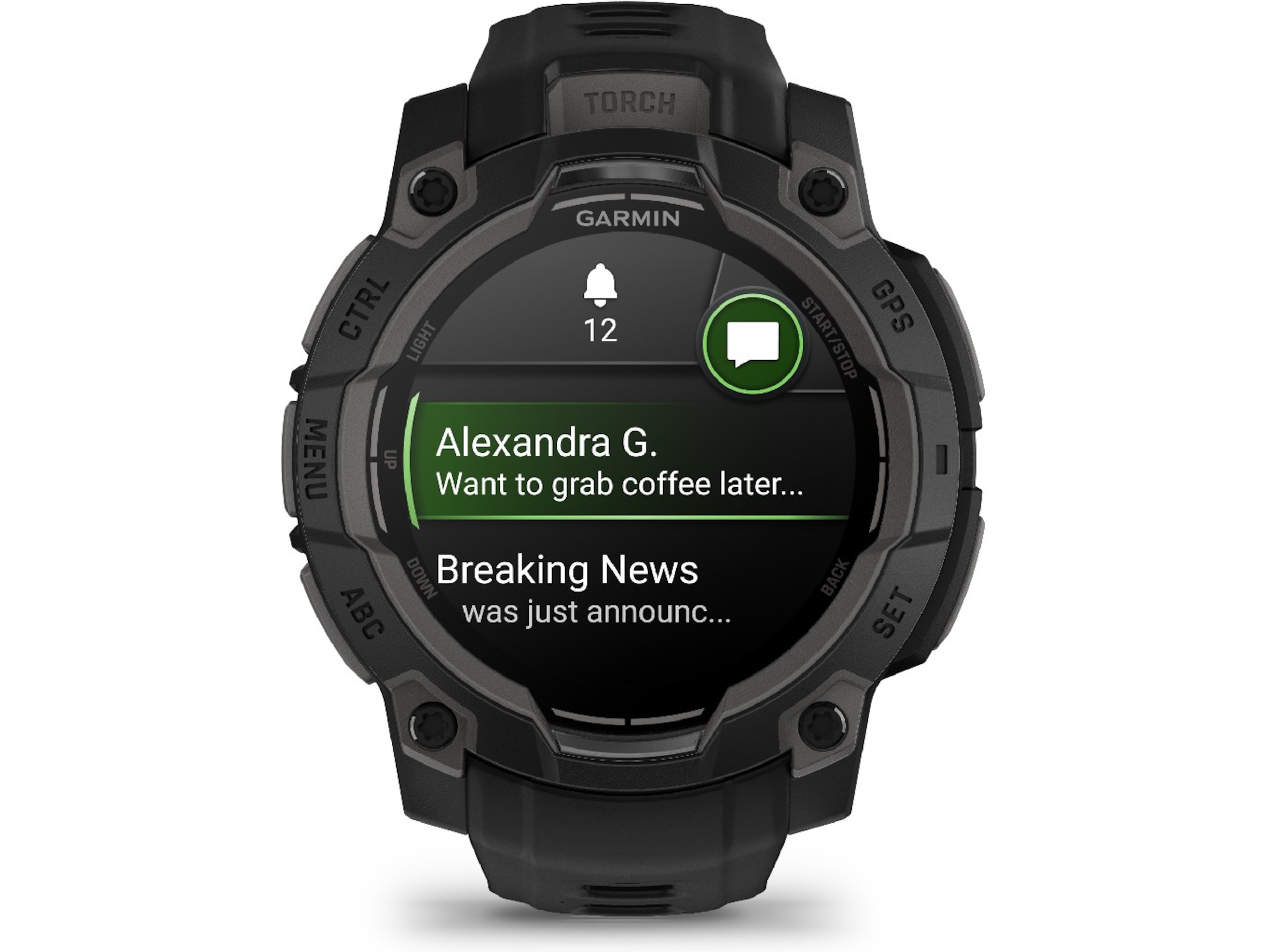 Garmin Instinct 3 AMOLED 45mm (sort) Smartklokker