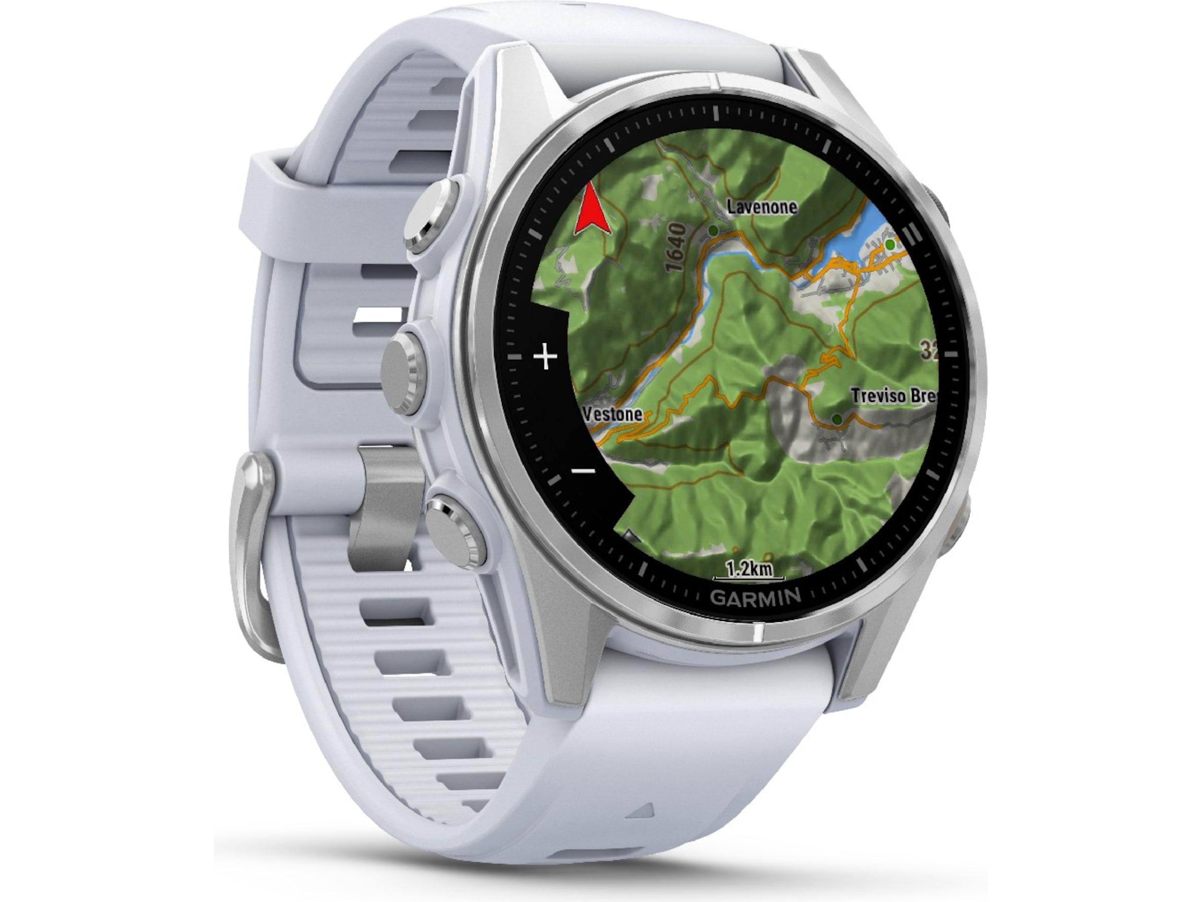 Garmin fenix 8 AMOLED 43mm GPS (stainless steel/whitestone) -B-Grade Demo klokker