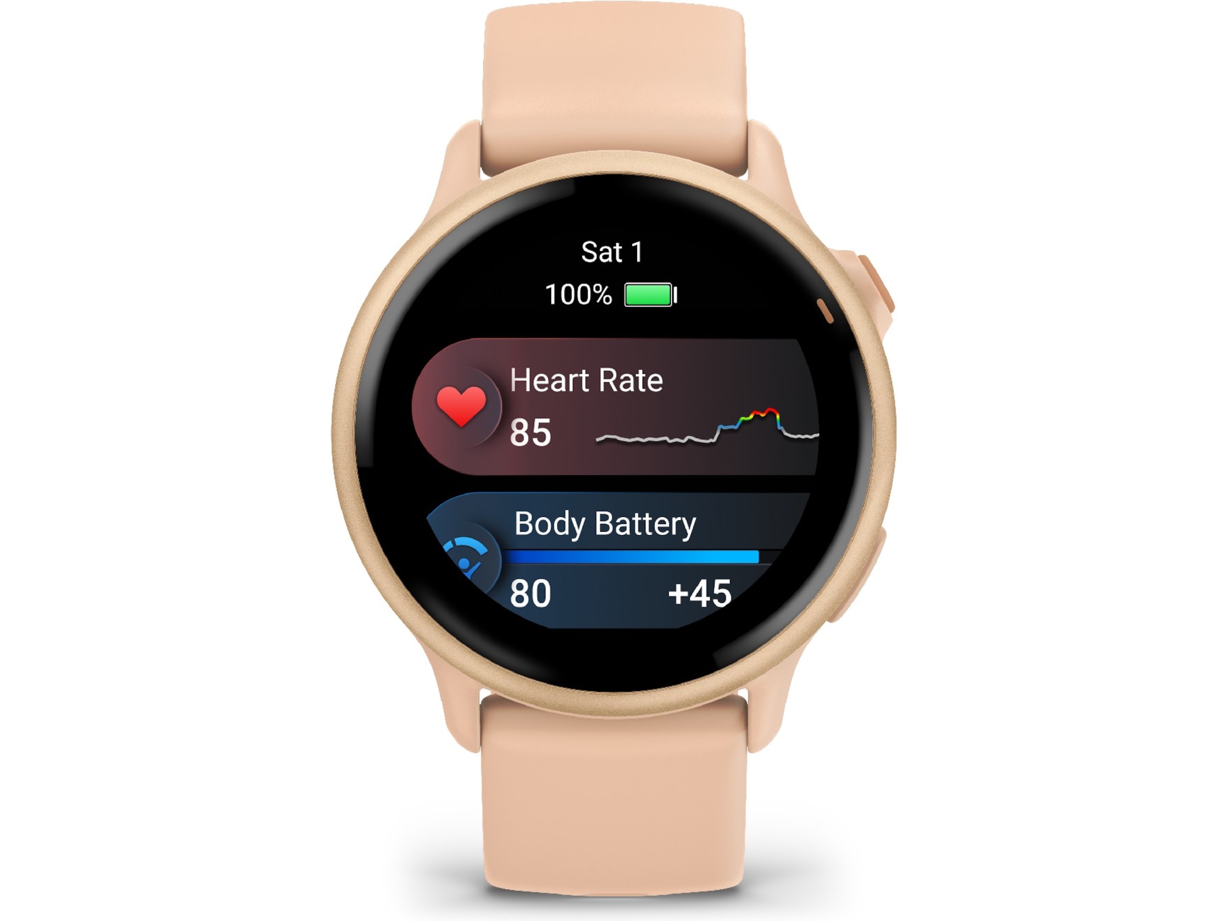 Garmin Vivoactive 6 AMOLED 42mm GPS (pink dawn) Smartklokker
