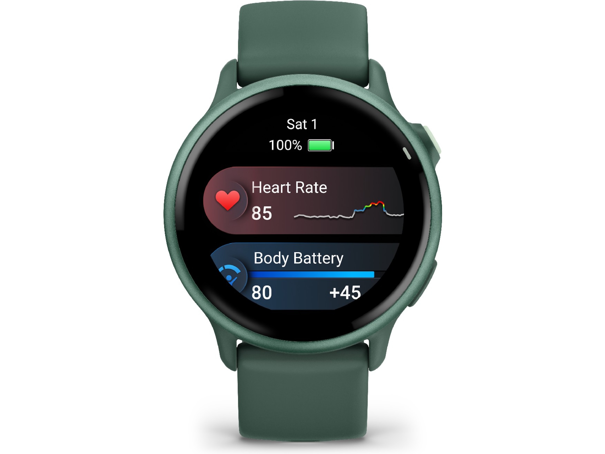 Garmin Vivoactive 6 AMOLED 42mm GPS (jasper green) Smartklokker
