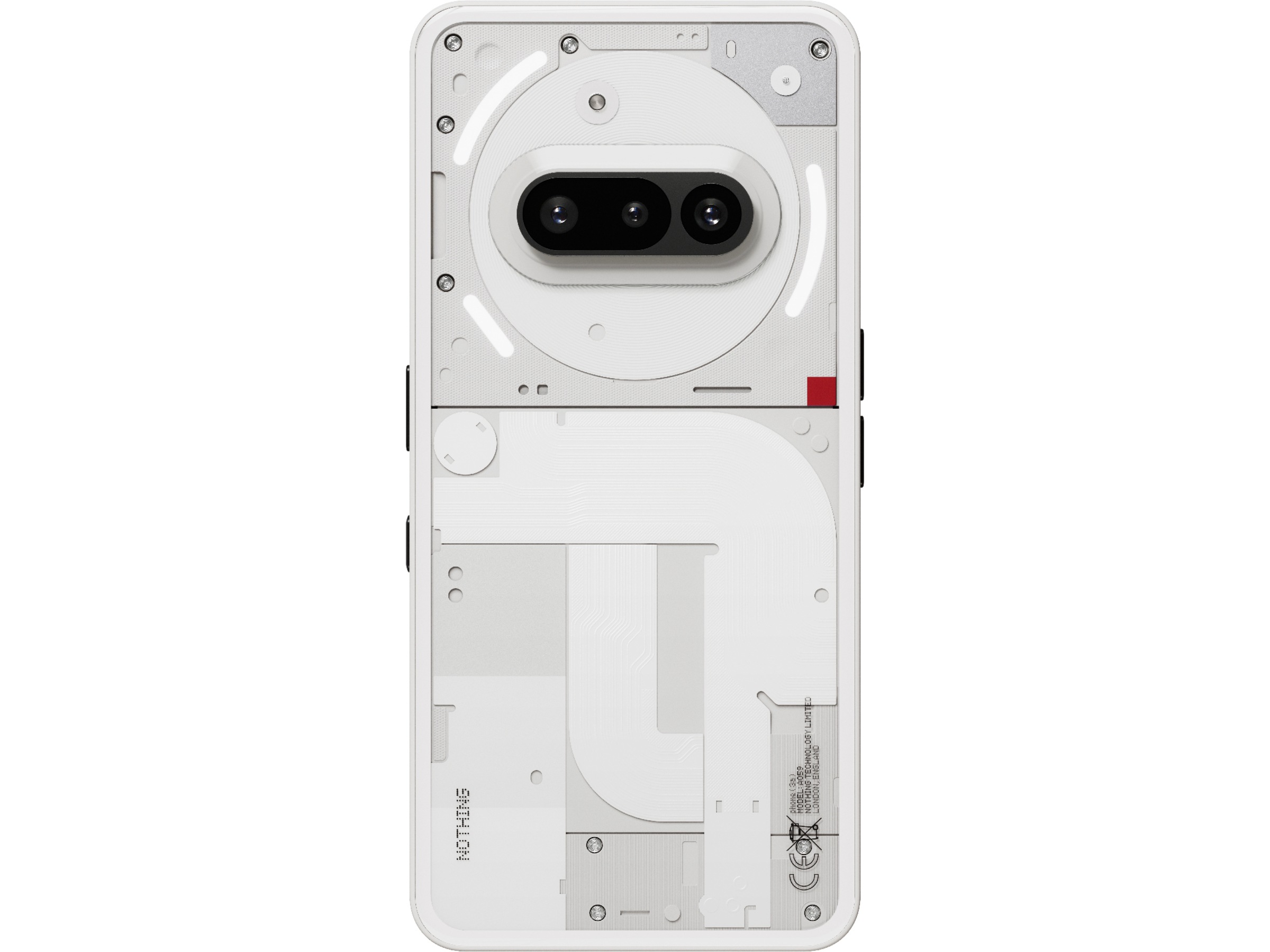 Nothing Phone (3a) 128GB (hvit) Mobiltelefoner