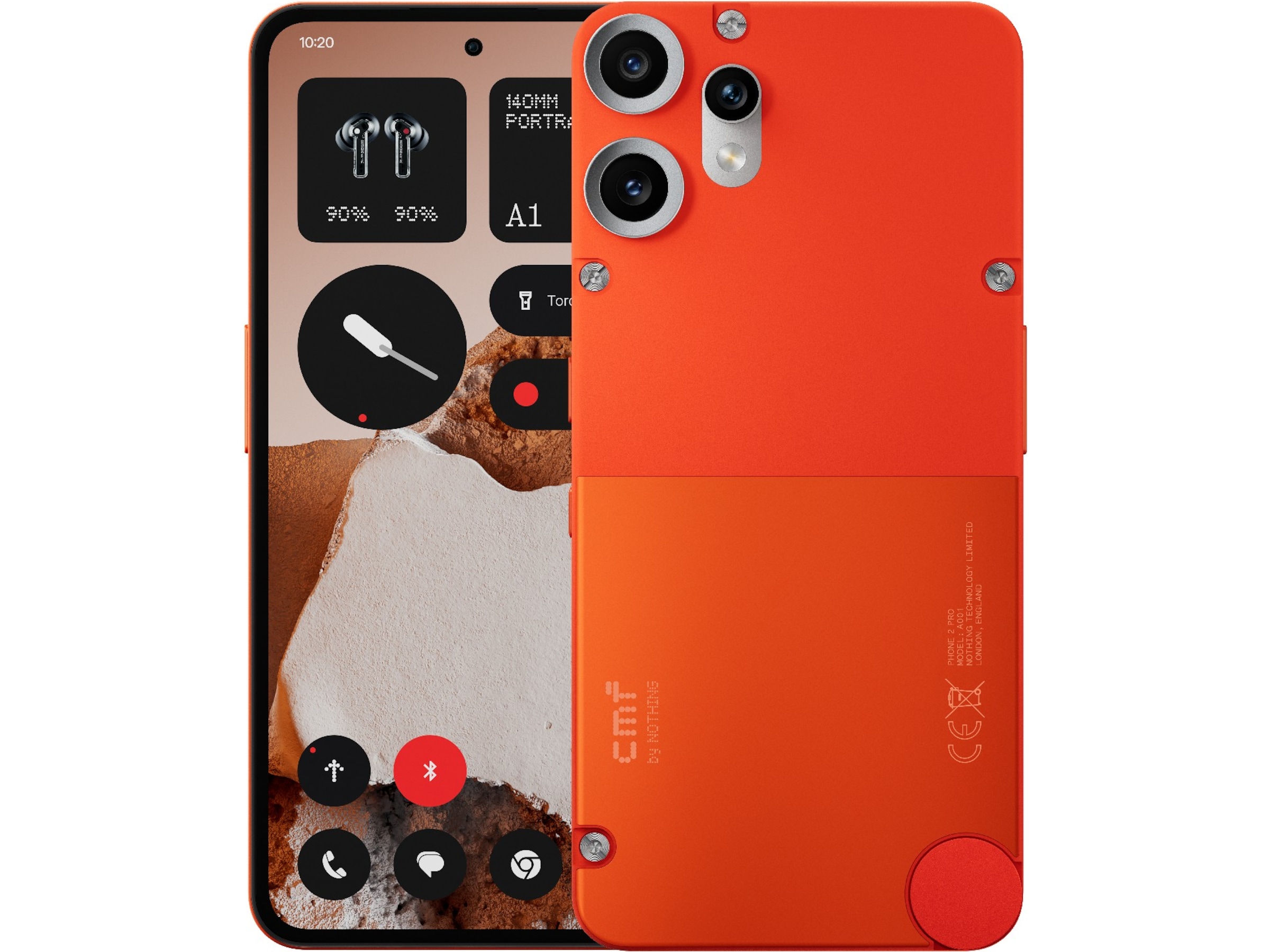 CMF Phone 2 Pro 128GB (oransje) Mobiltelefoner