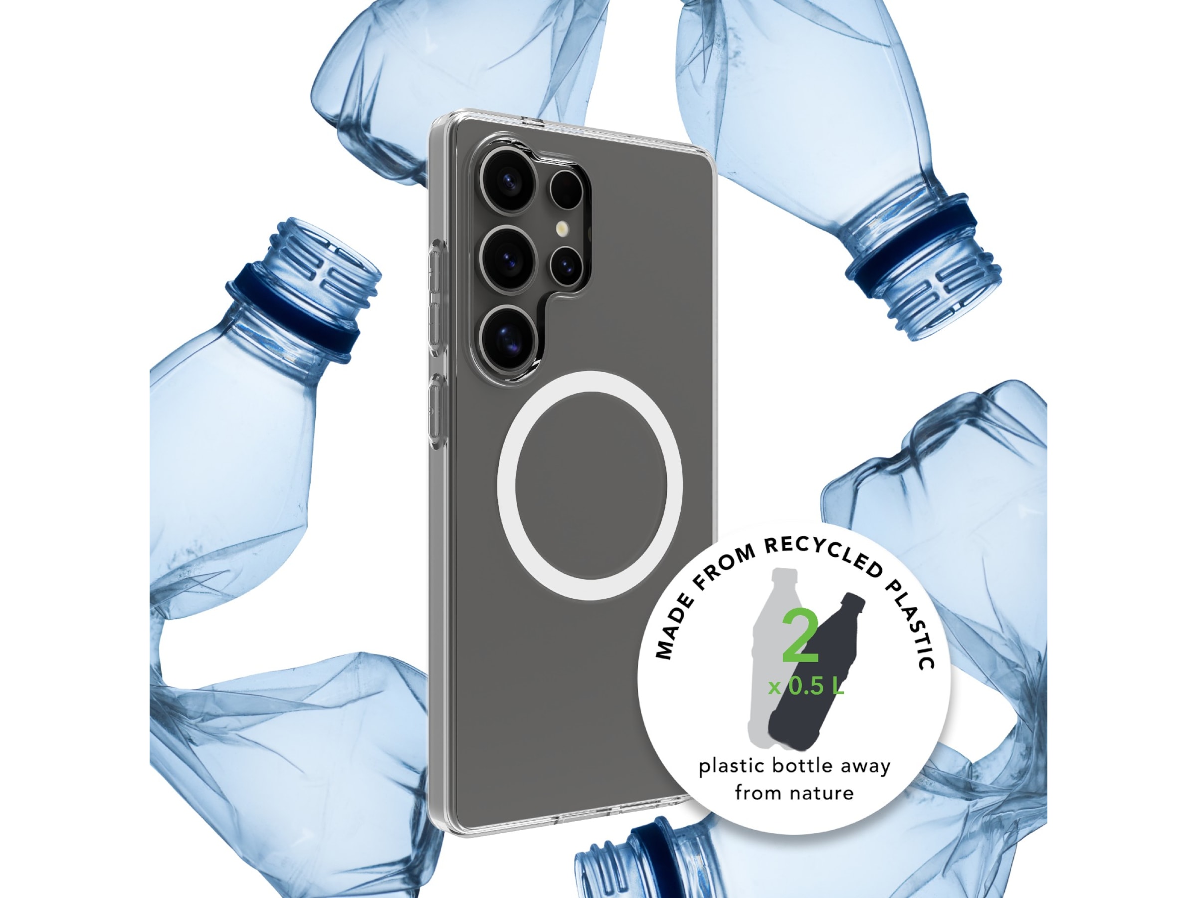 dbramante1928 Galaxy S25 Ultra Greenland Pro Qi2 deksel (gjennomsiktig) Mobildeksel