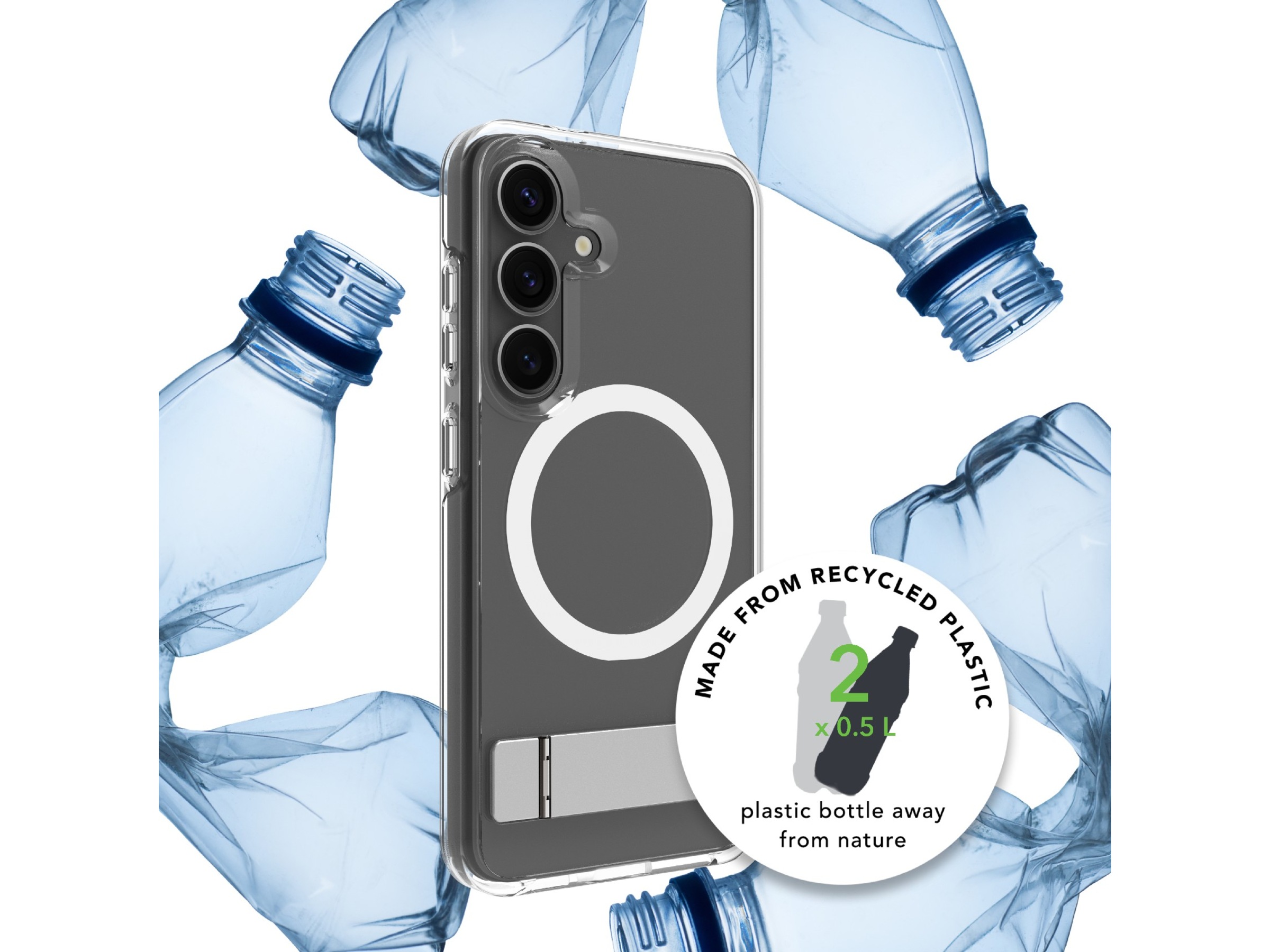 dbramante1928 Galaxy S25 Iceland Pro Qi2 deksel (gjennomsiktig) Mobildeksel