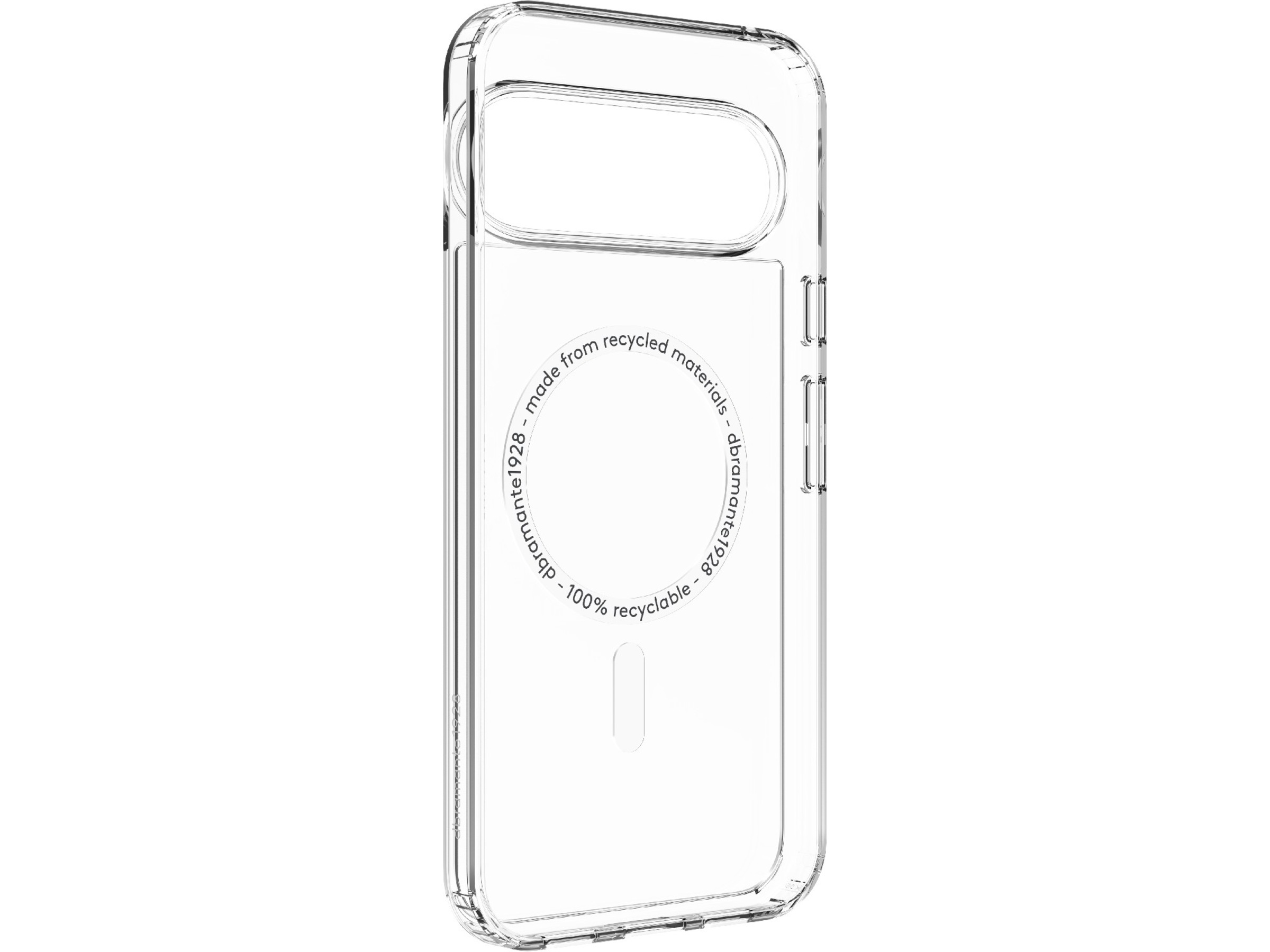 dbramante1928 Google Pixel 10 Pro XL Iceland Pro Qi2 deksel (gjennomsiktig) Mobildeksel