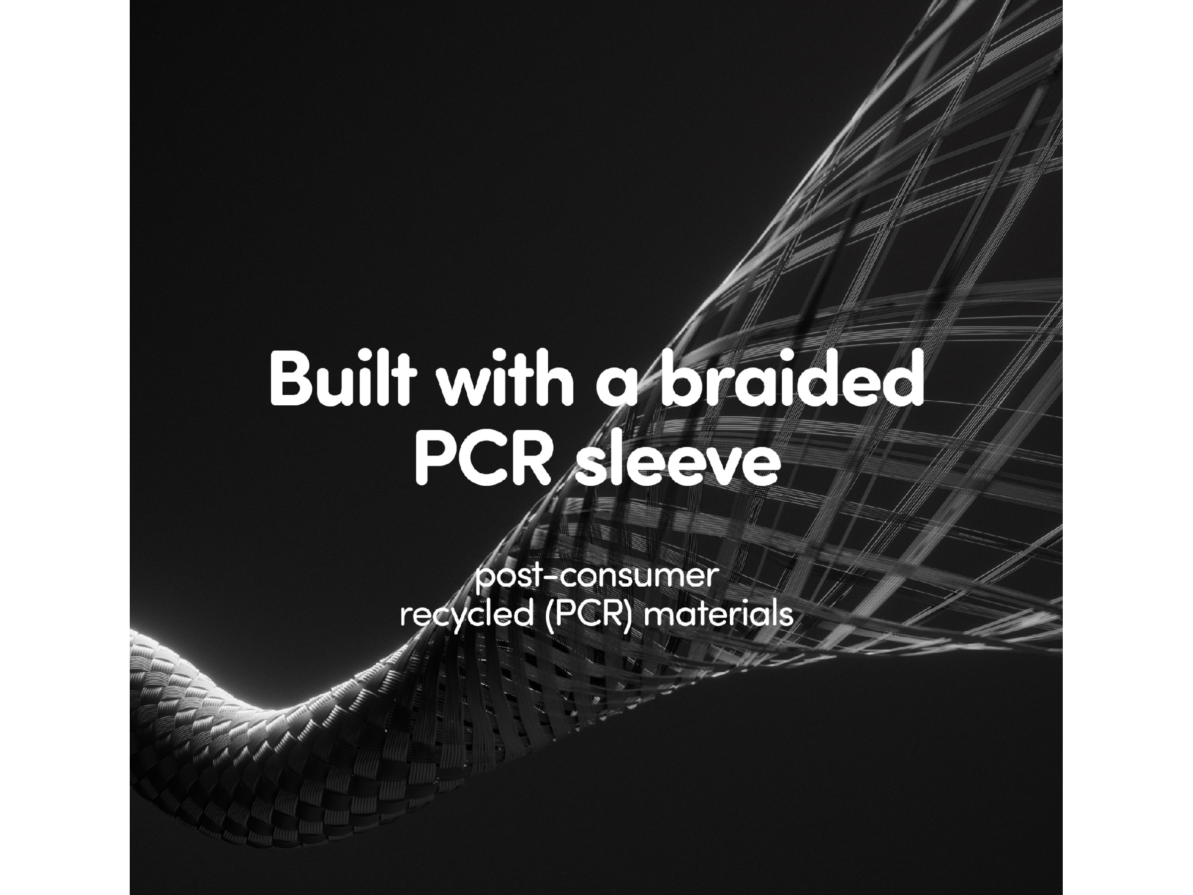 PanzerGlass Racing 240W USB-C kabel, 2m (sort) USB-kabler