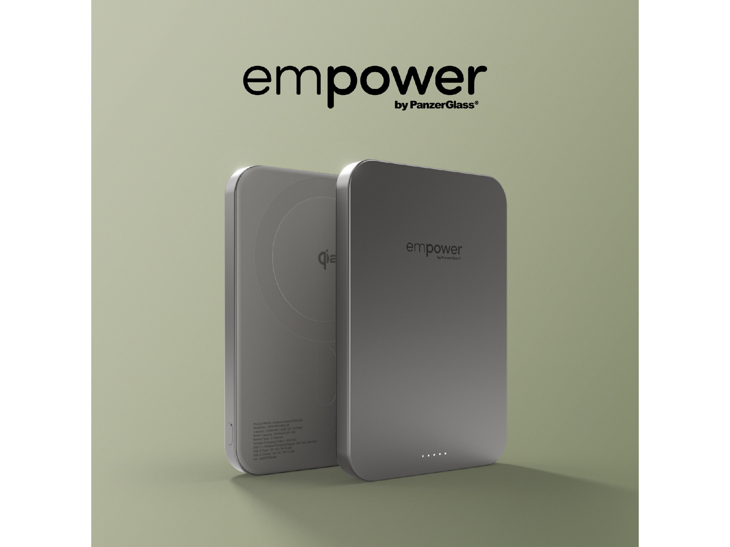 PanzerGlass empower Powerbank 5000mAh (titanium) Powerbank