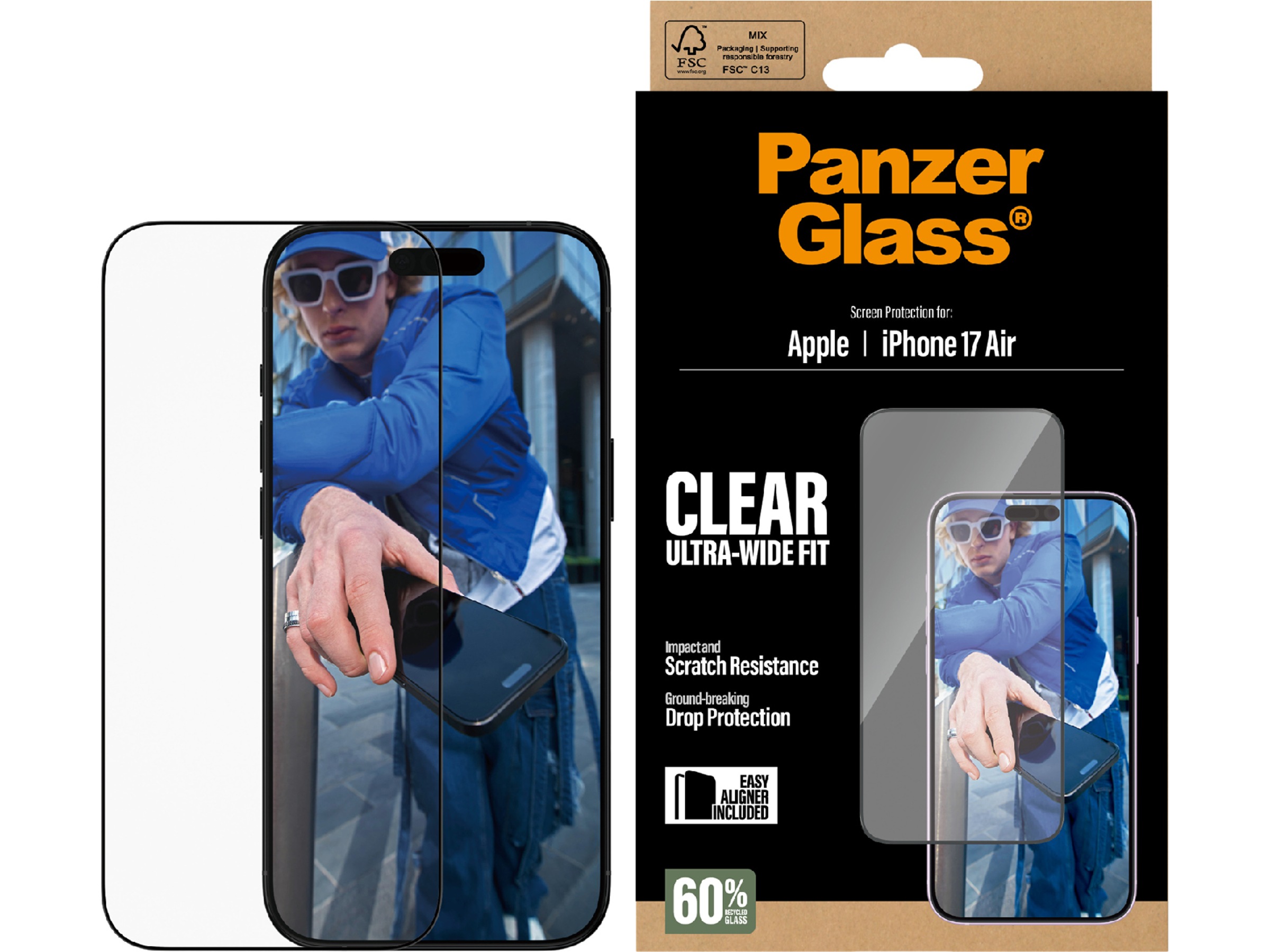 PanzerGlass iPhone Air Skjermbeskytter Skjermbeskytter