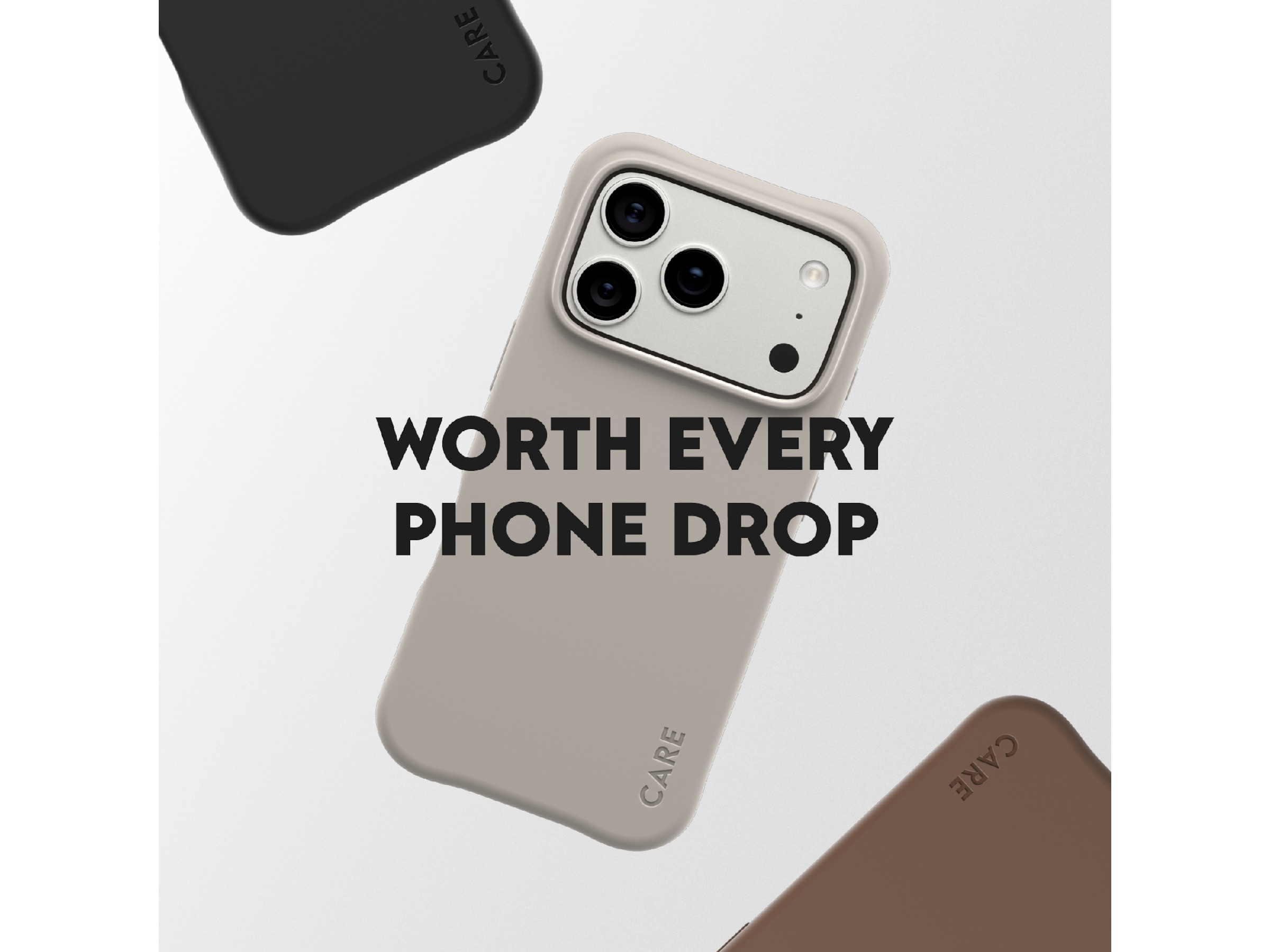 PanzerGlass CARE iPhone 17 Pro Samba Hardcase deksel (sort) Mobildeksel