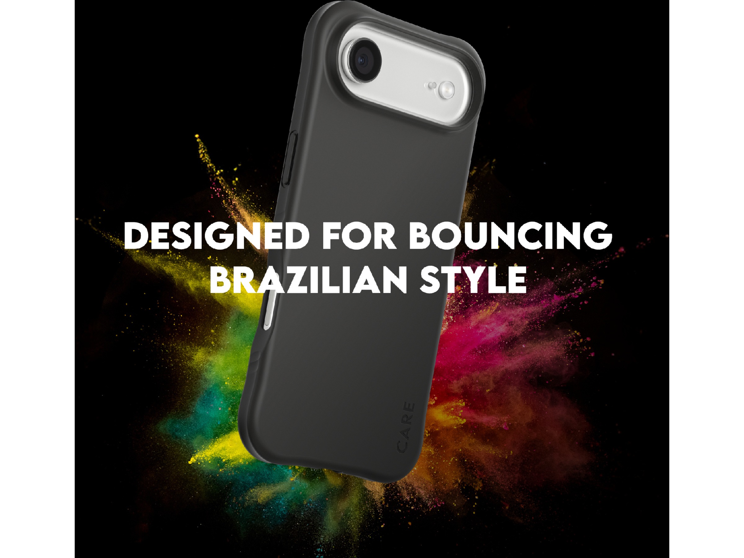 PanzerGlass CARE iPhone Air Samba Hardcase deksel (sort) Mobildeksel