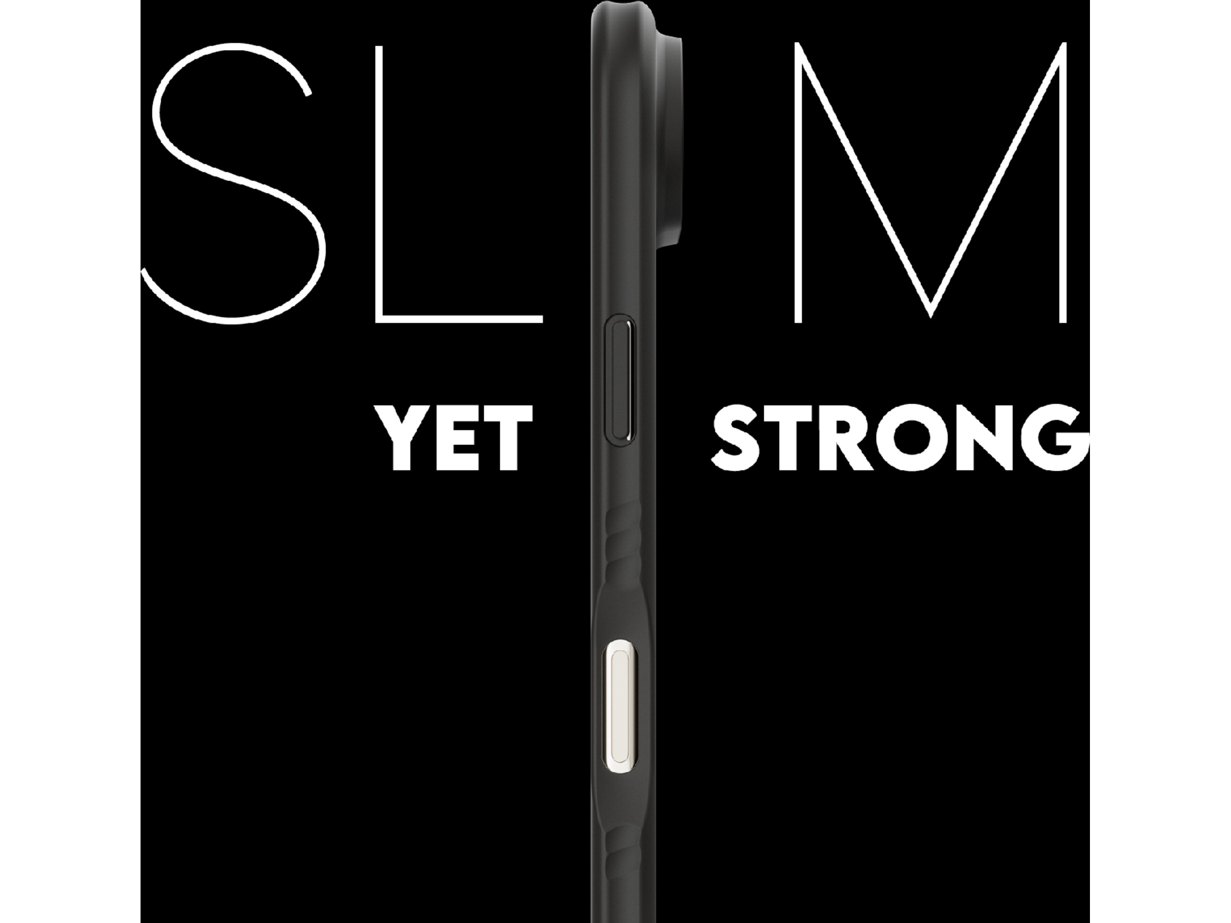 PanzerGlass CARE iPhone Air Samba Hardcase deksel (sort) Mobildeksel