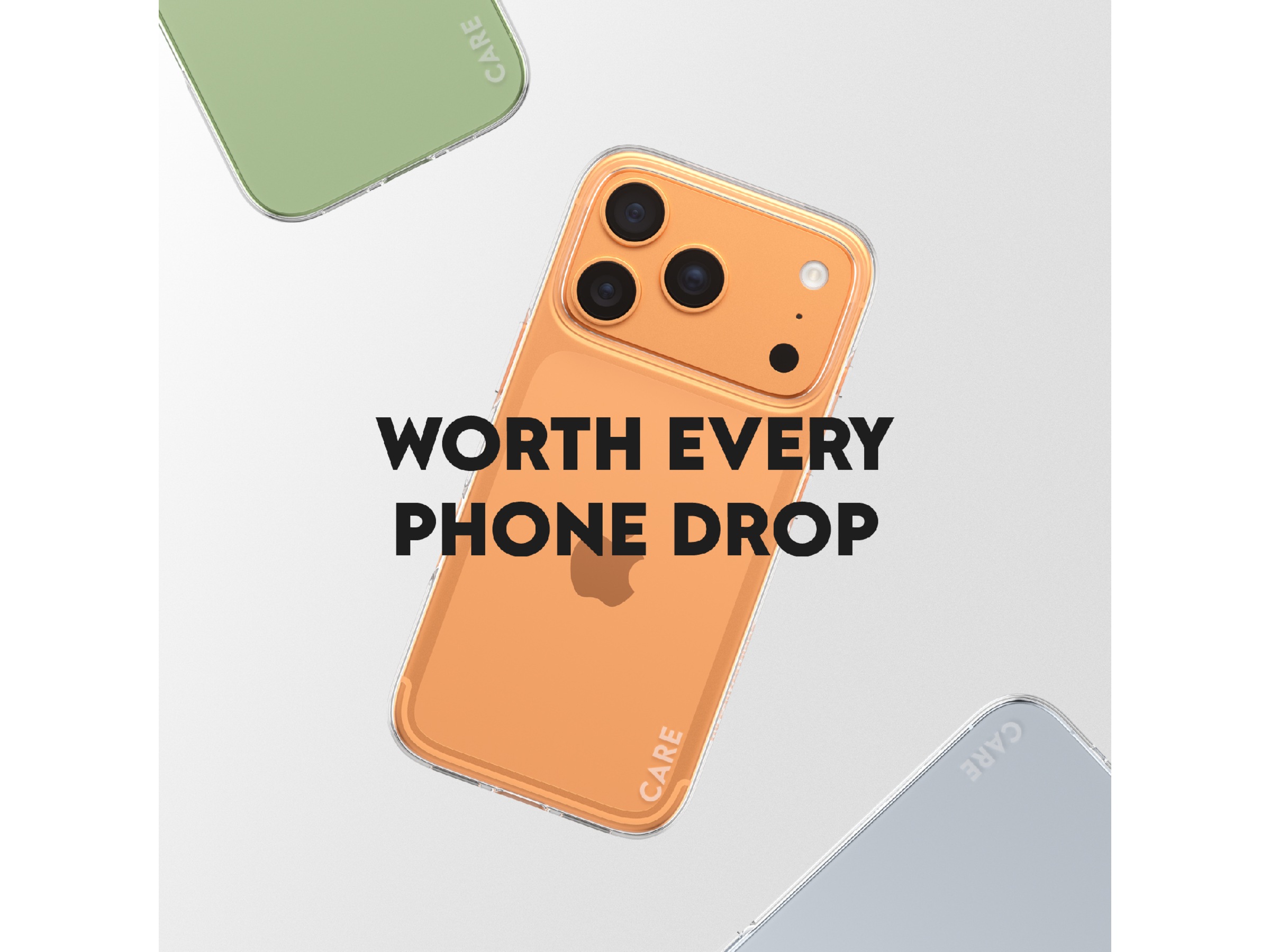 PanzerGlass CARE iPhone 17 Pro Fashion Silikondeksel (gjennomsiktig) Mobildeksel