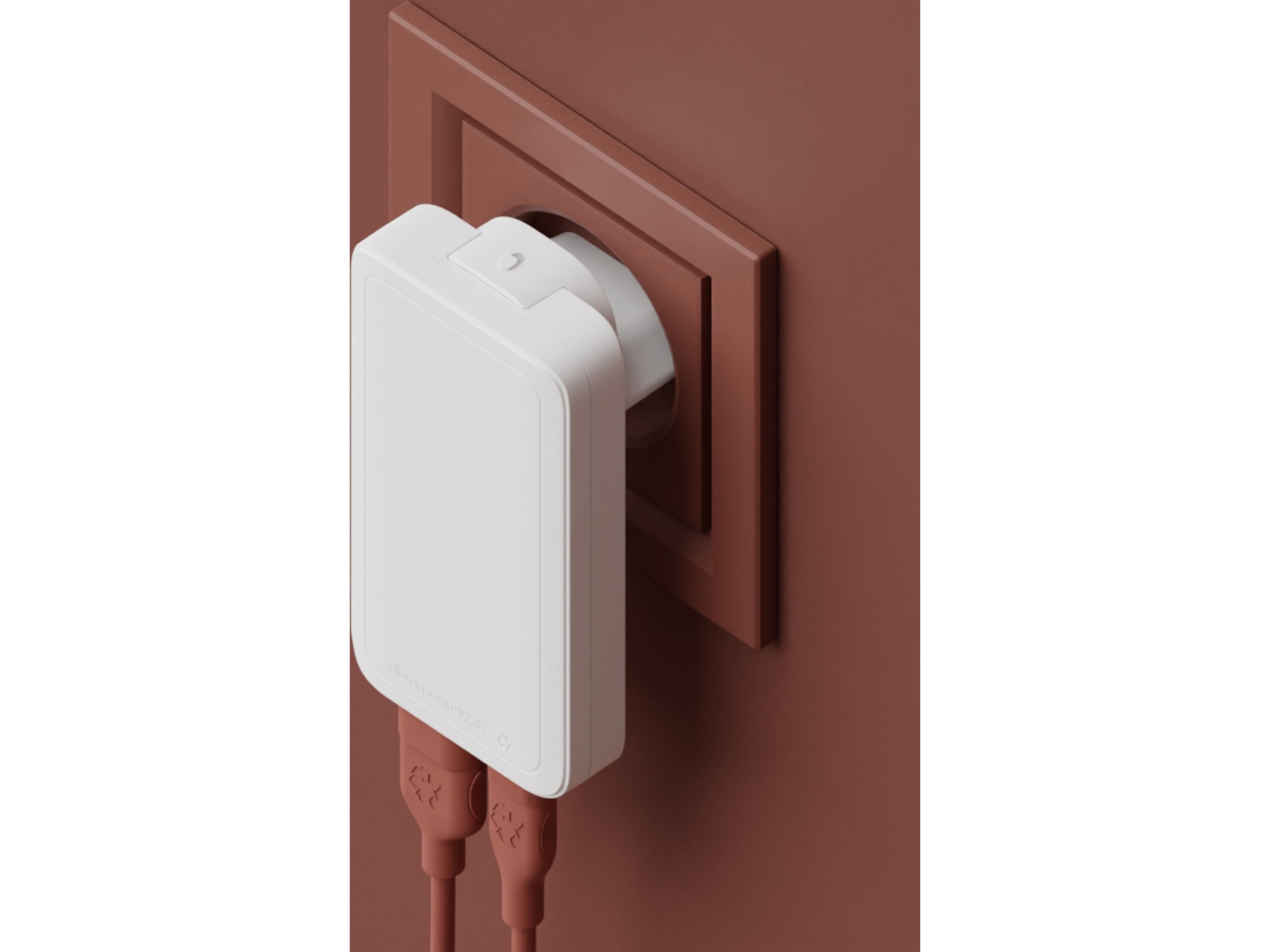 dbramante1928 re-charge Pro EU/US Slim Vegglader (hvit) Mobilladere