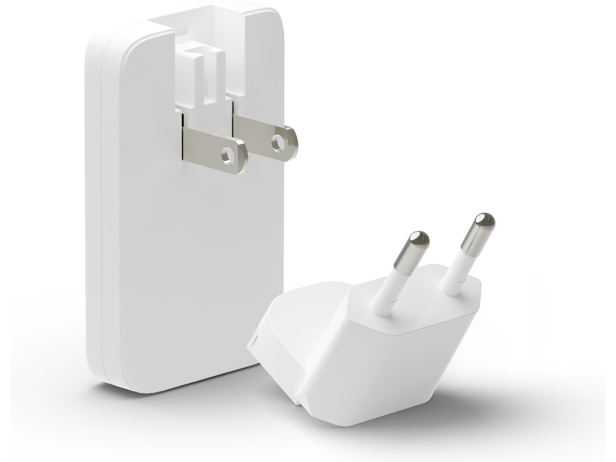 dbramante1928 re-charge Pro EU/US Slim Vegglader (hvit) Mobilladere