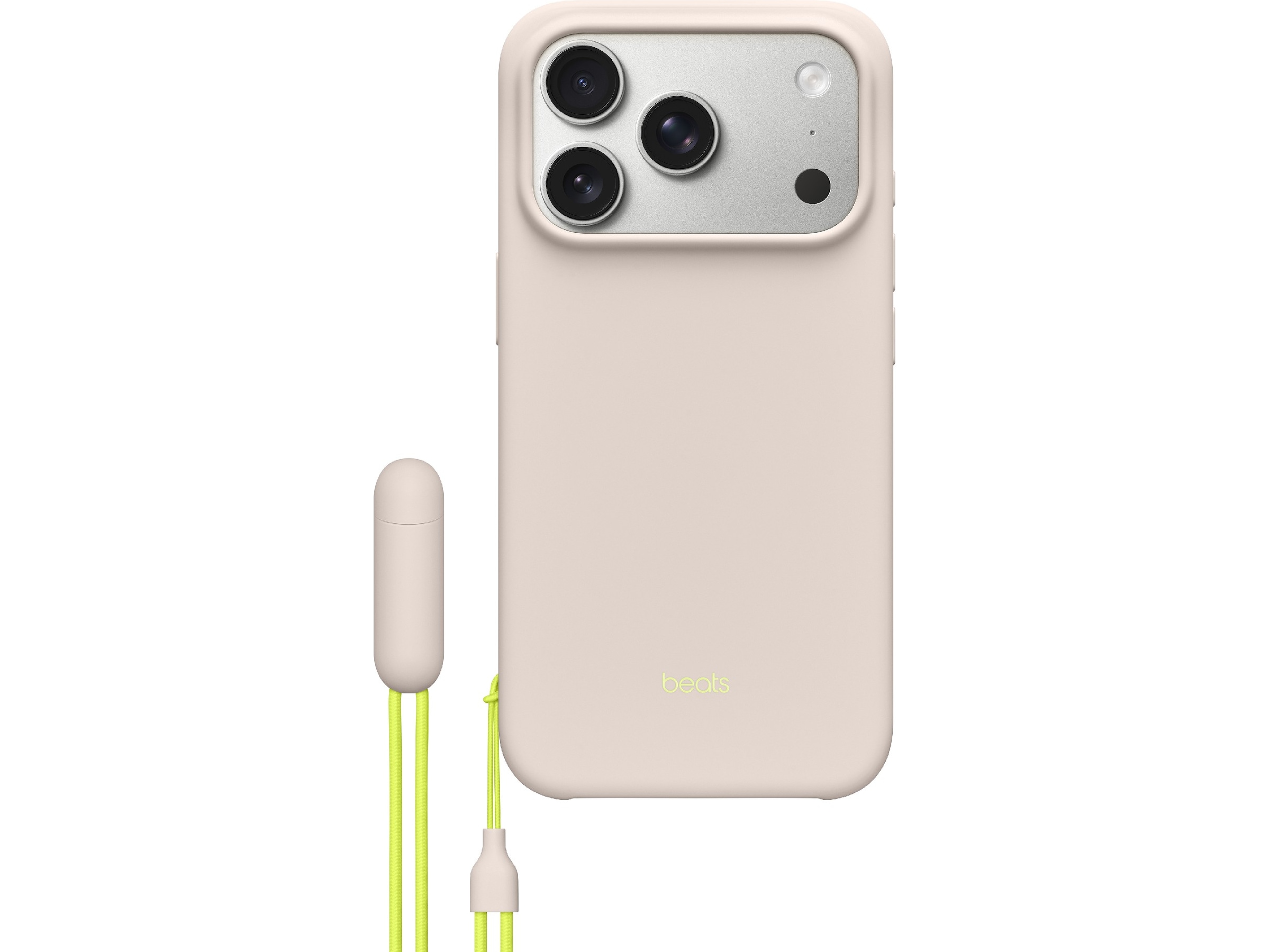 Apple iPhone 17 Pro Beats Kickstand deksel med MagSafe (kalkstein) Mobildeksel