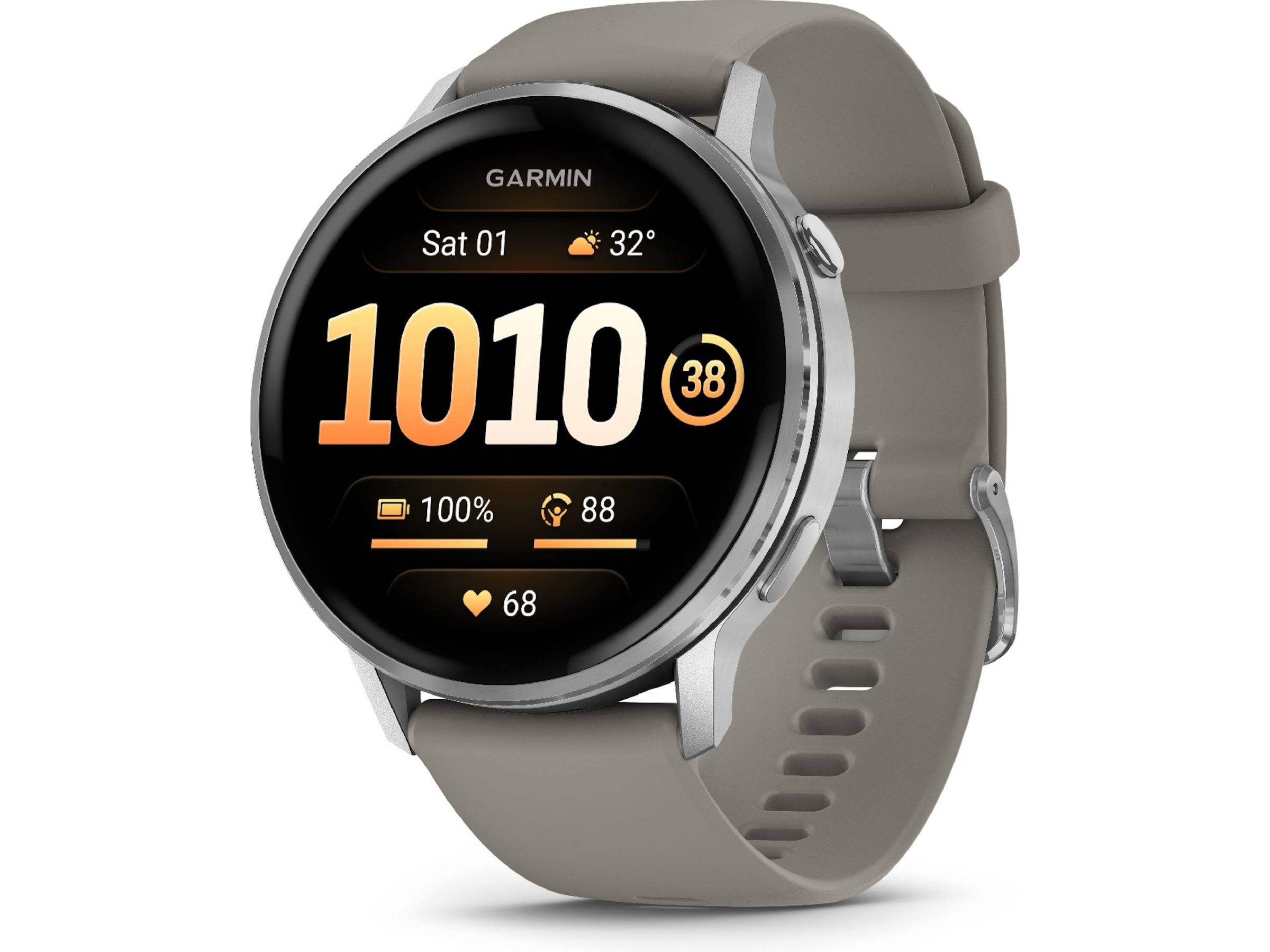 Garmin Venu 4 45mm GPS (silver/gray) Smartklokker