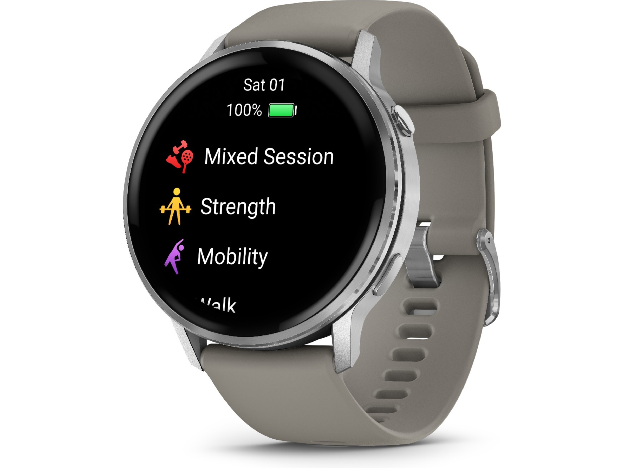 Garmin Venu 4 45mm GPS (silver/gray) Smartklokker